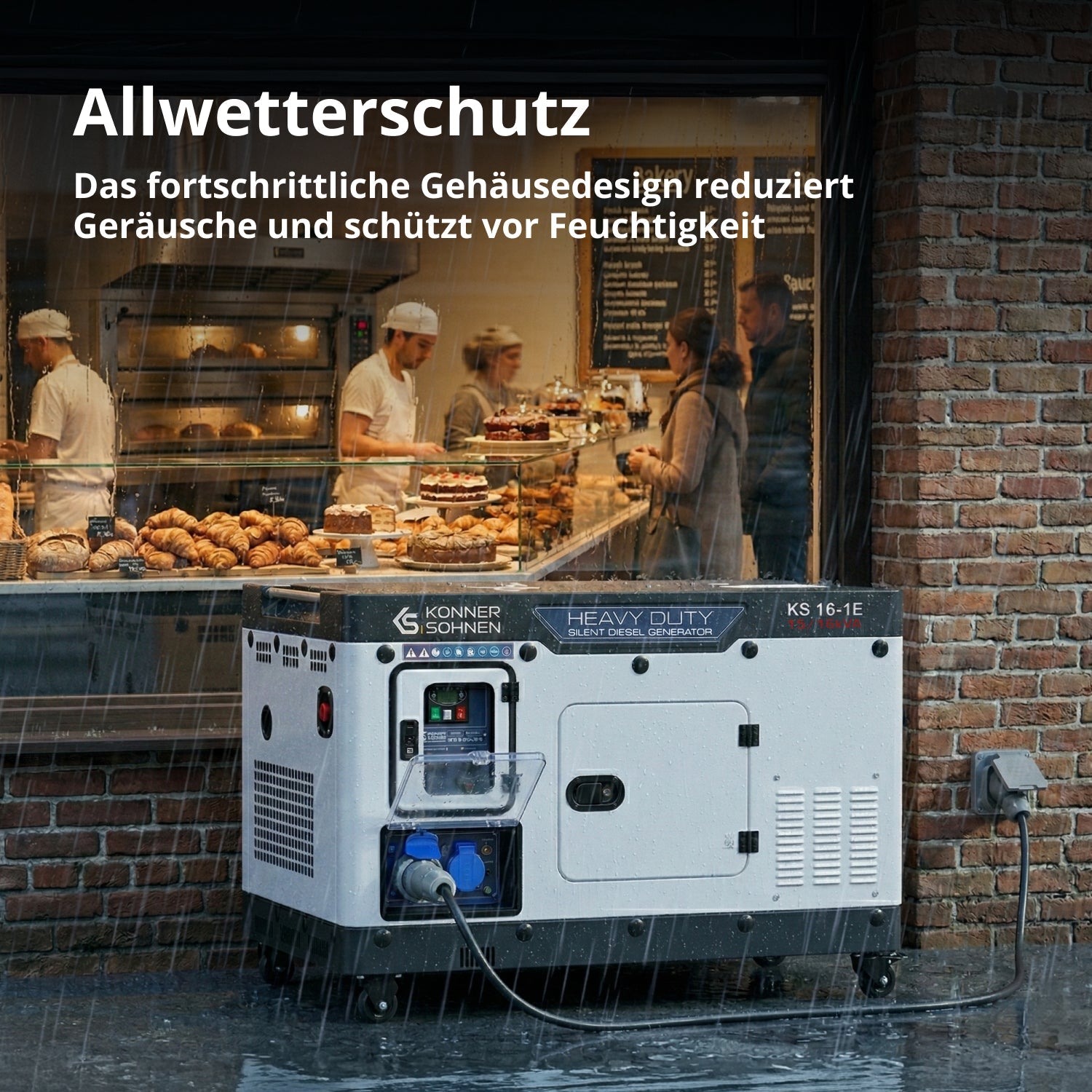 Dieselgenerator KS 16-1E – Diesel-Stromerzeuger