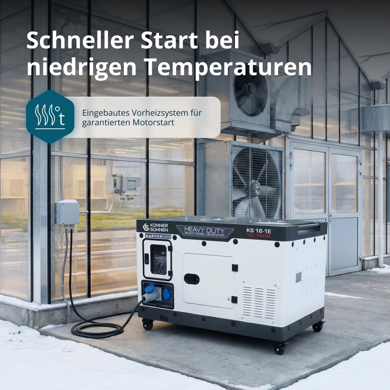 Dieselgenerator KS 16-1E – Diesel-Stromerzeuger