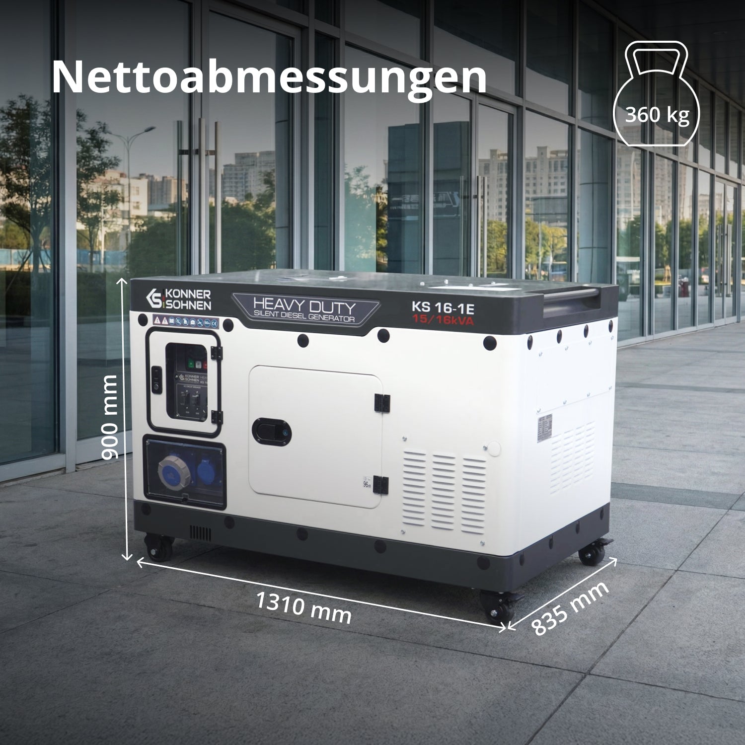 Dieselgenerator KS 16-1E – Diesel-Stromerzeuger