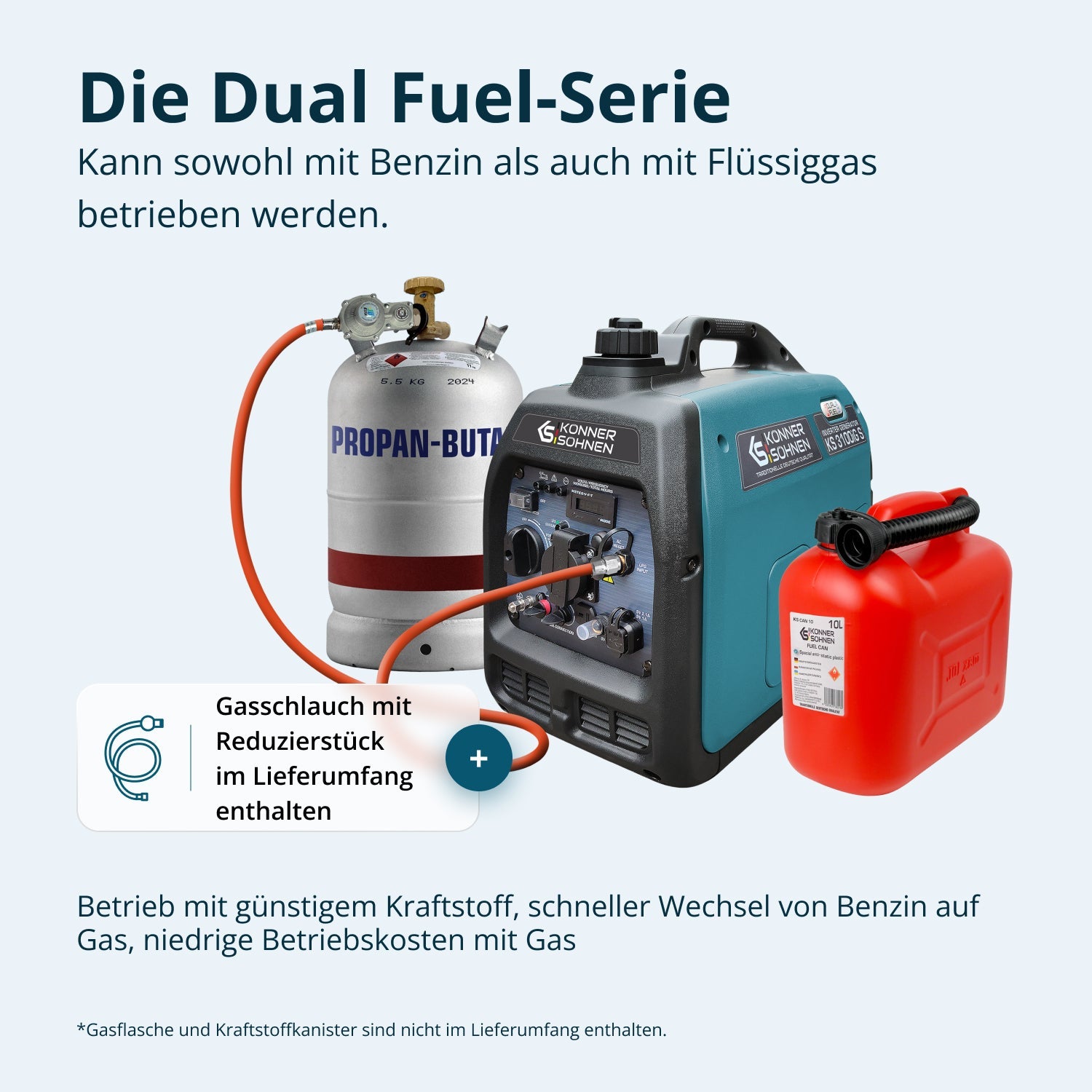 LPG/Benzin-Inverter-Generator KS 3100iG S – Inverter-Generatoren