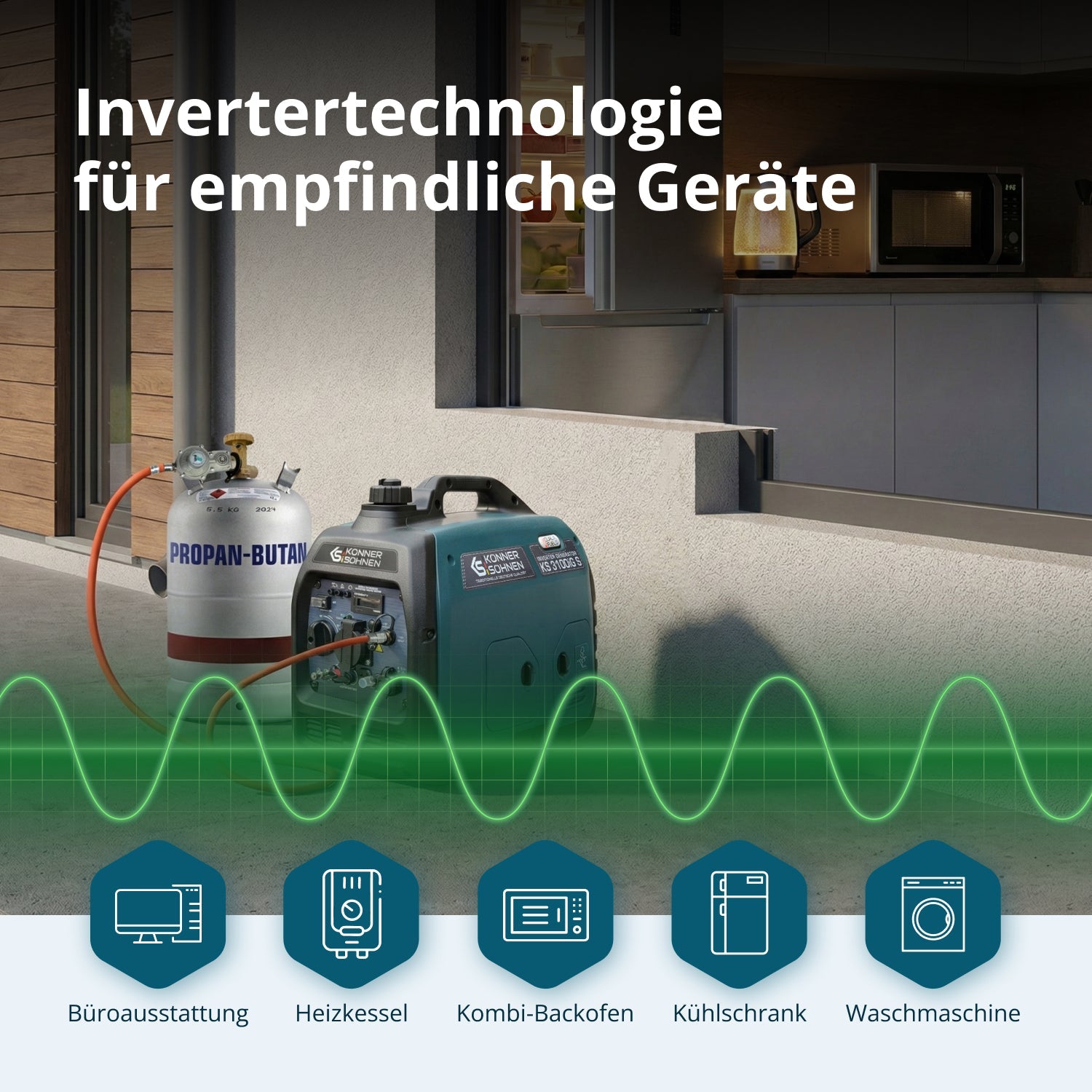 LPG/Benzin-Inverter-Generator KS 3100iG S – Inverter-Generatoren