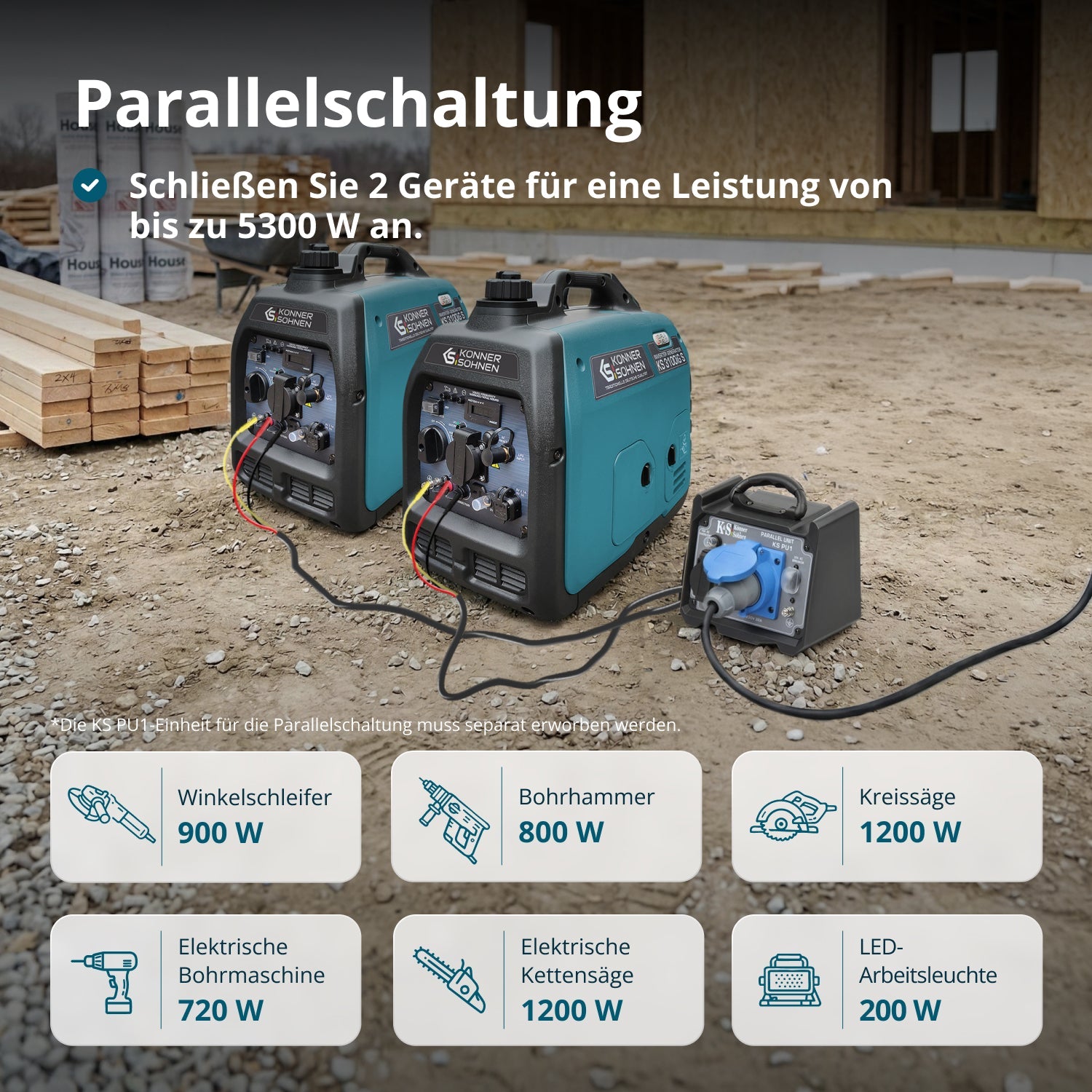 LPG/Benzin-Inverter-Generator KS 3100iG S – Inverter-Generatoren