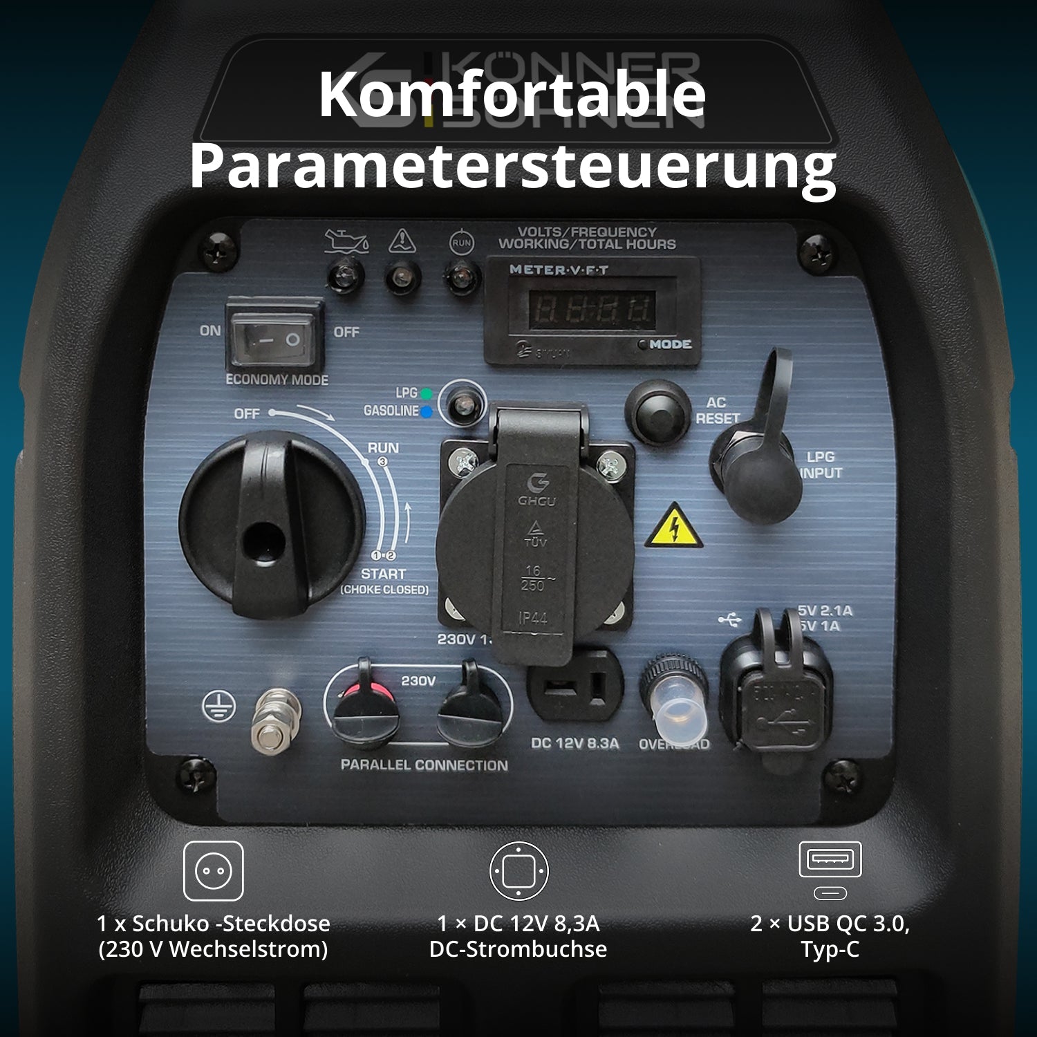 LPG/Benzin-Inverter-Generator KS 3100iG S – Inverter-Generatoren