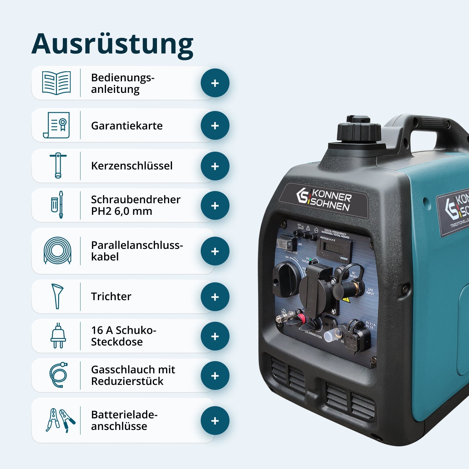 LPG/Benzin-Inverter-Generator KS 3100iG S – Inverter-Generatoren