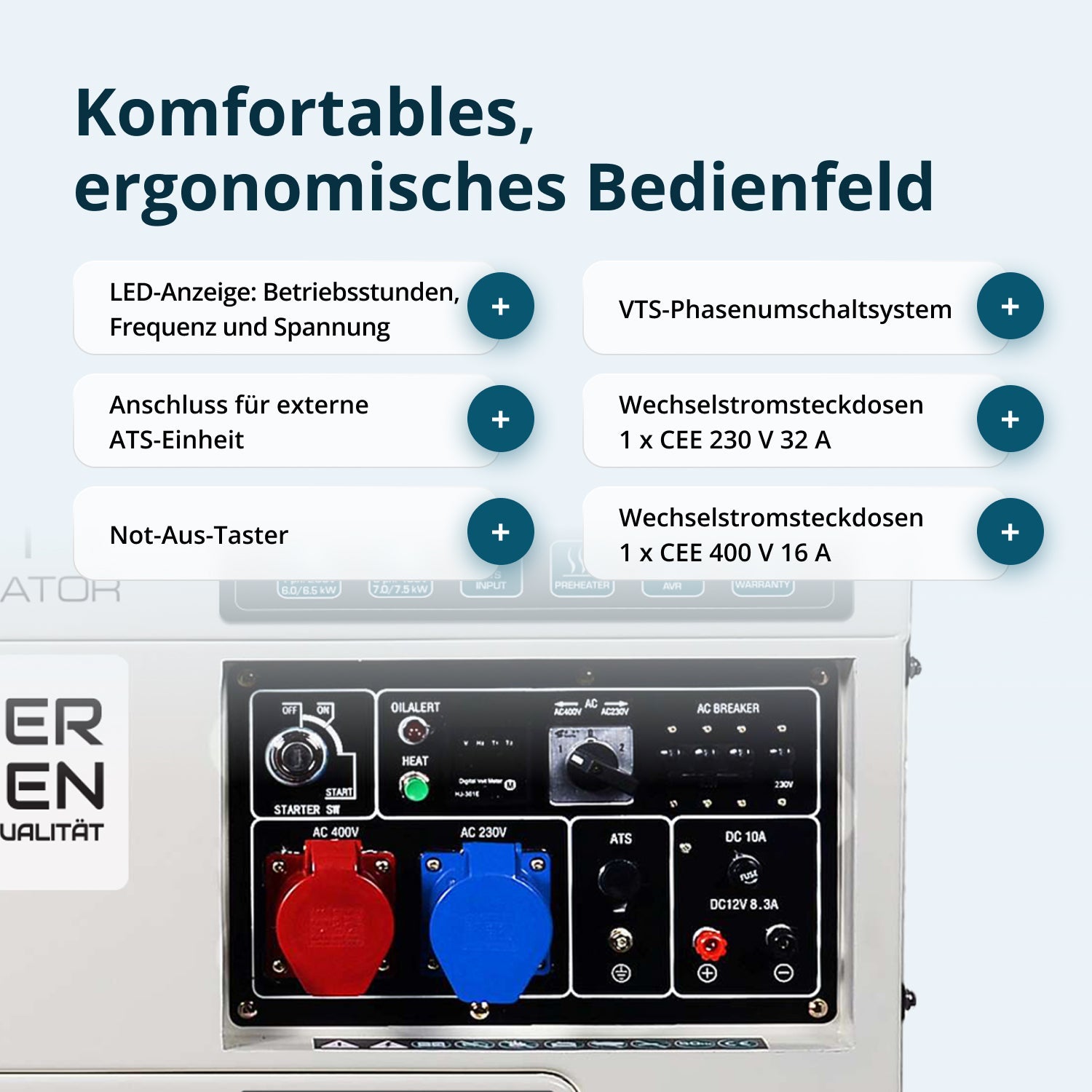 Diesel-Generator KS 9200HDES-1/3 ATSR (EURO V) – Diesel-Stromerzeuger