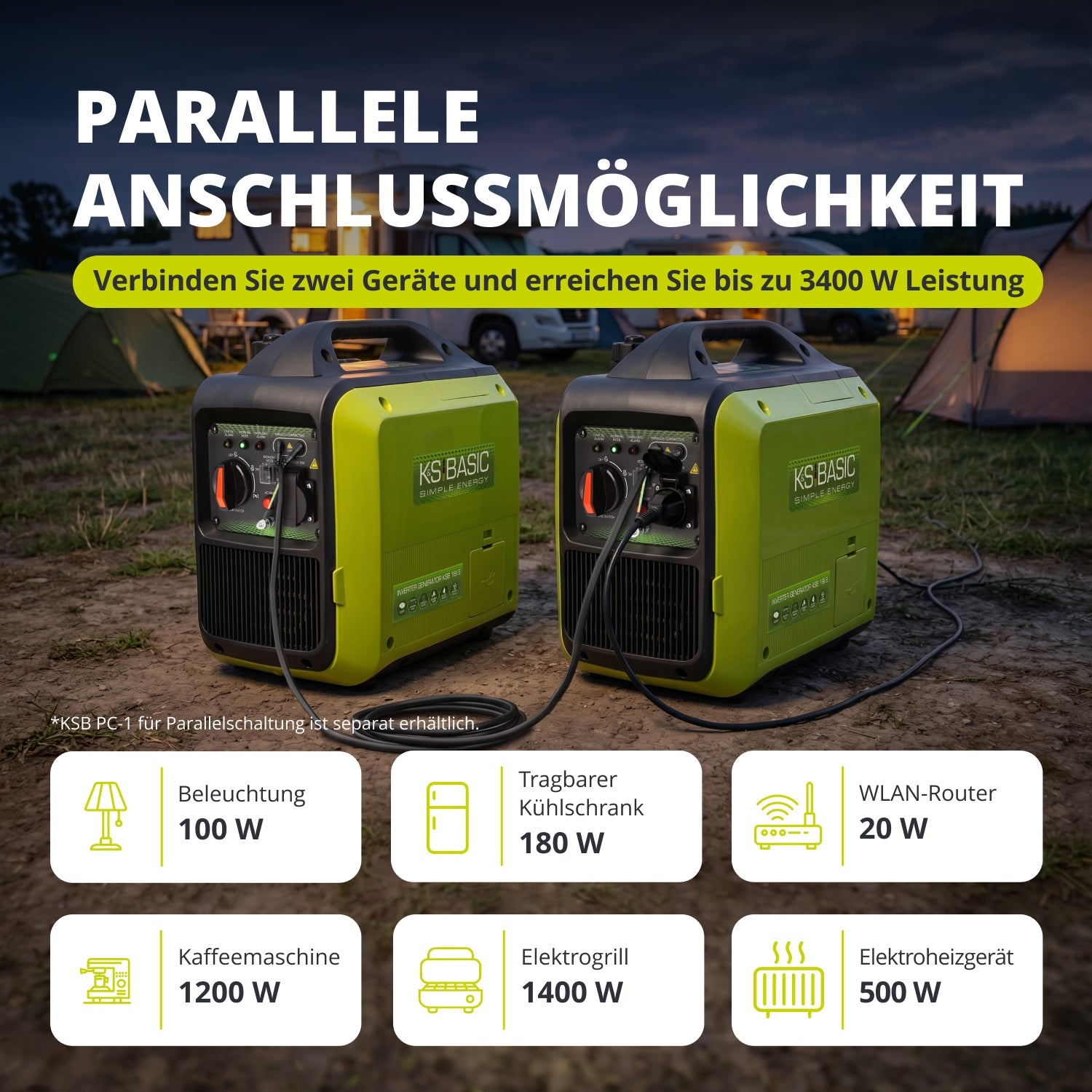 Inverter-Generator KSB 18i S – Inverter-Generatoren