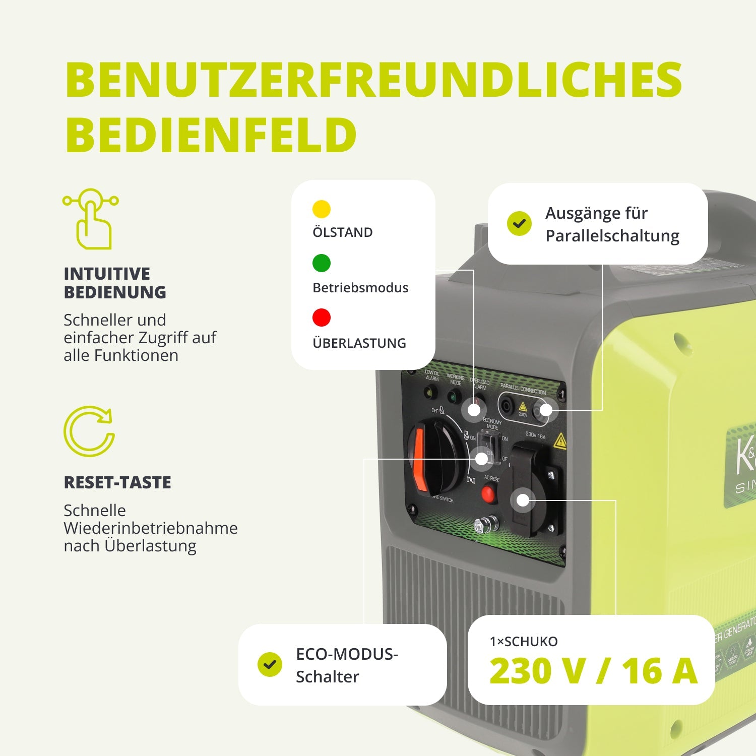 Inverter-Generator KSB 18i S – Inverter-Generatoren