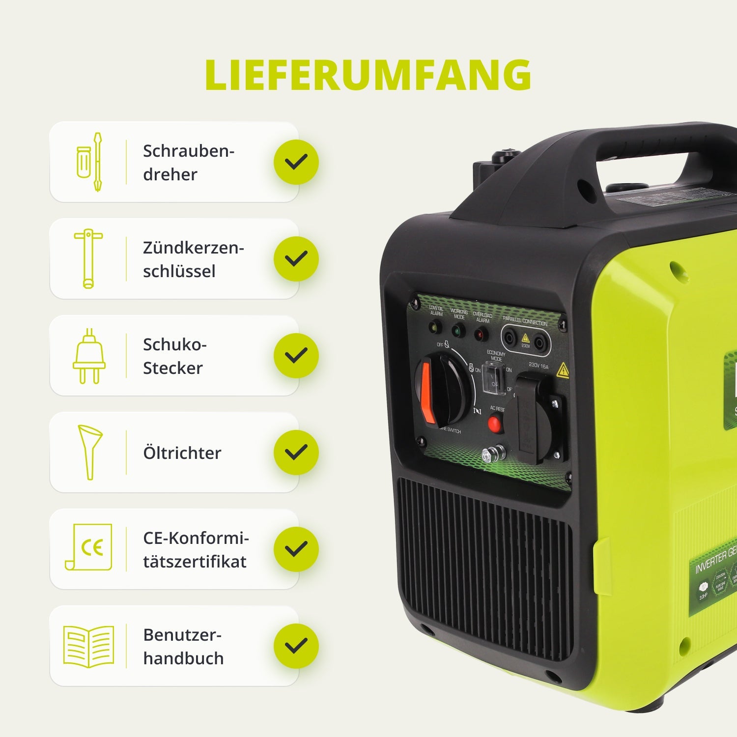 Inverter-Generator KSB 18i S – Inverter-Generatoren