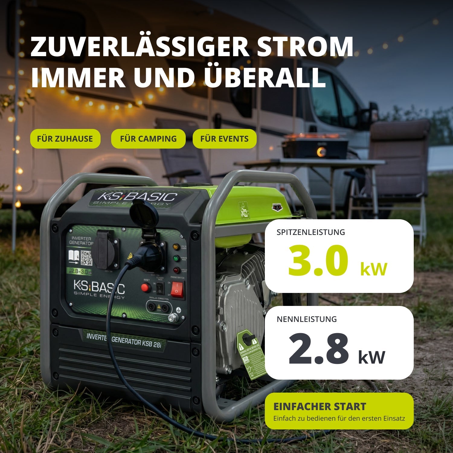 Inverter-Generator KSB 28i – Inverter-Generatoren