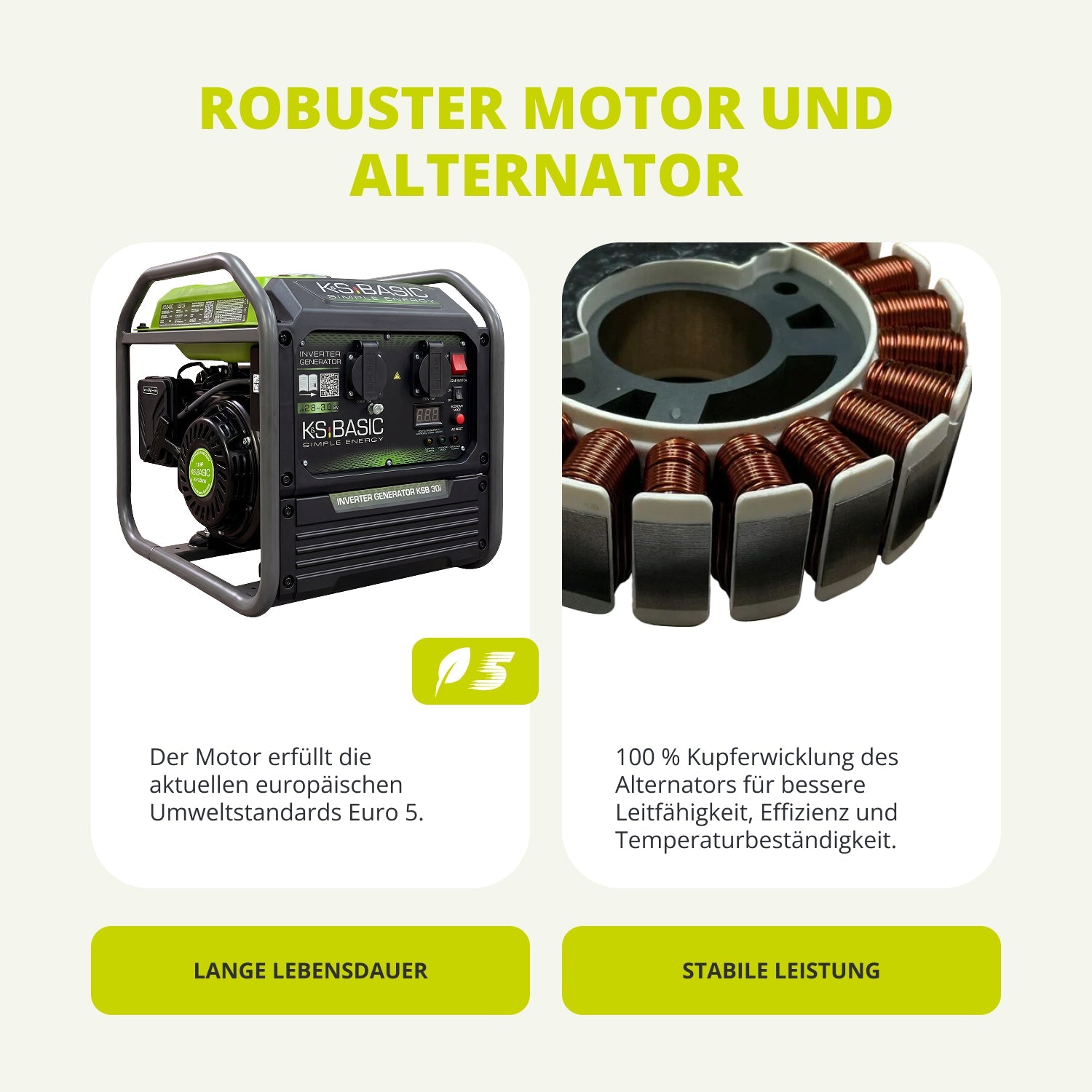 Inverter-Generator KSB 30i – Inverter-Generatoren