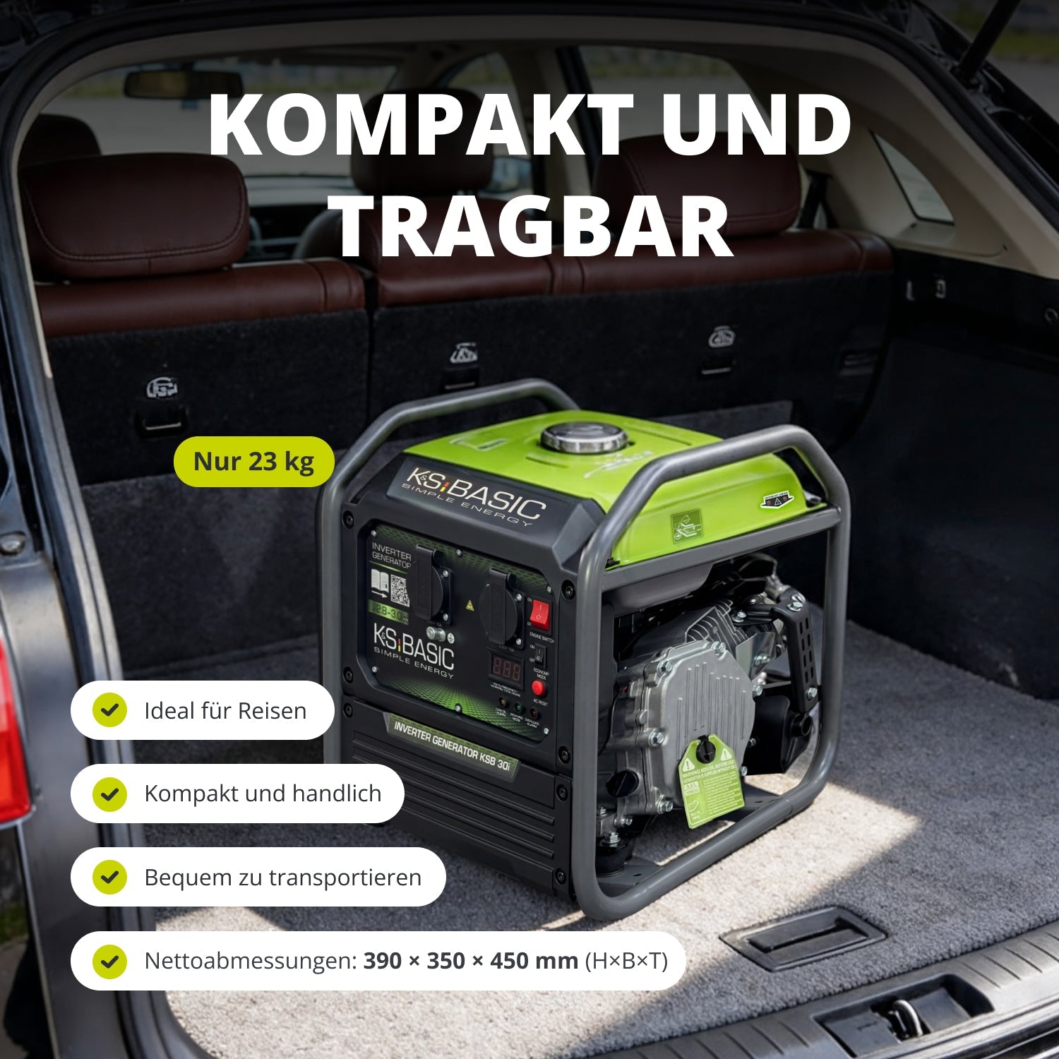 Inverter-Generator KSB 30i – Inverter-Generatoren