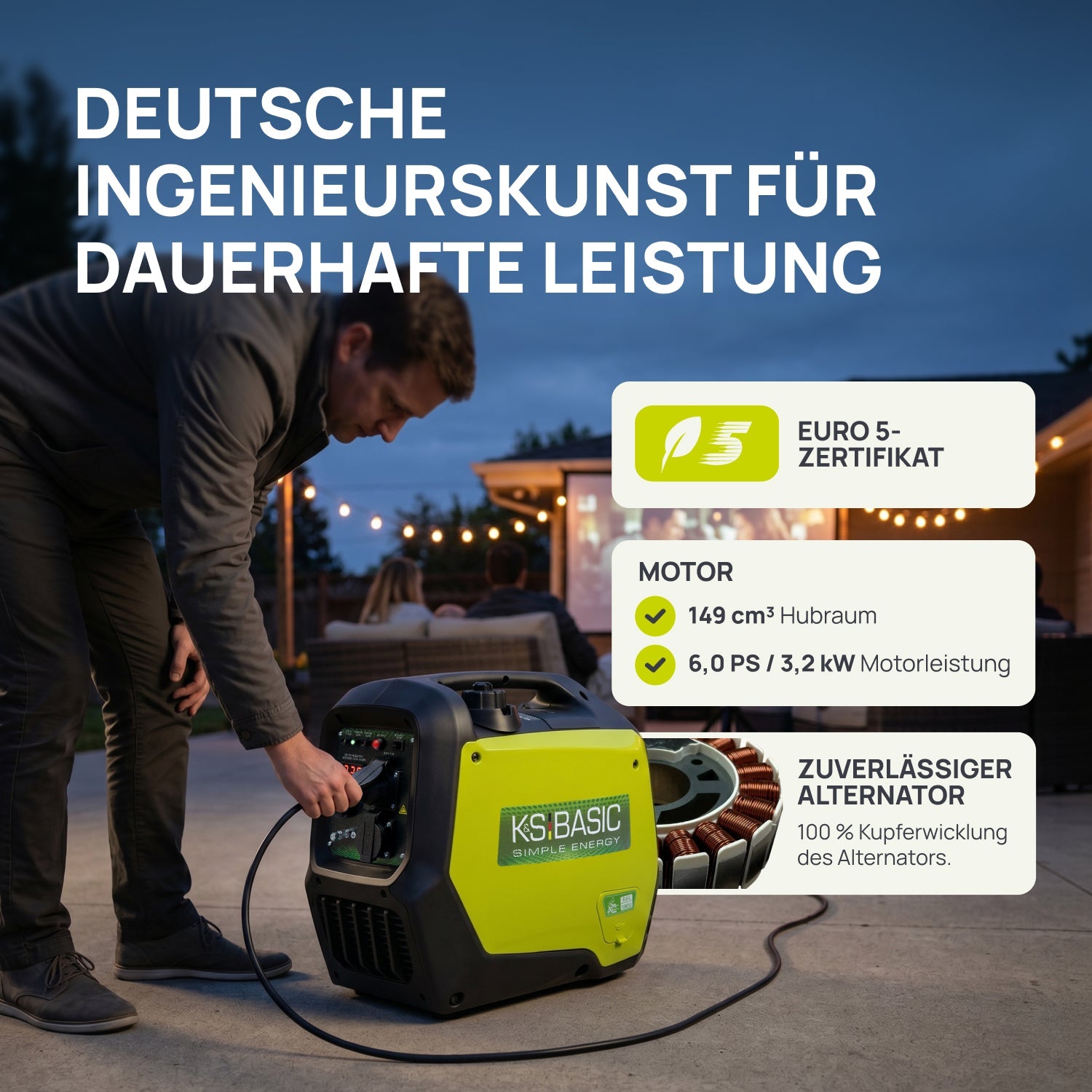 Invertergenerator KSB 32i S – Inverter-Generatoren