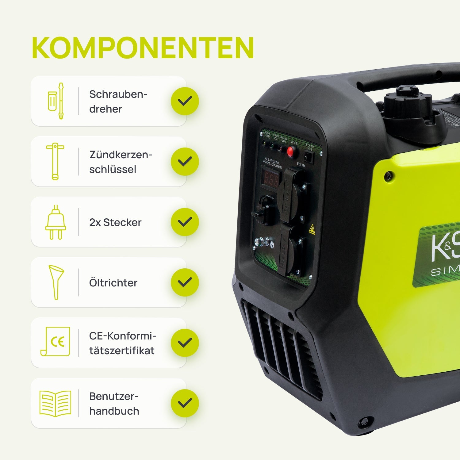 Invertergenerator KSB 32i S – Inverter-Generatoren
