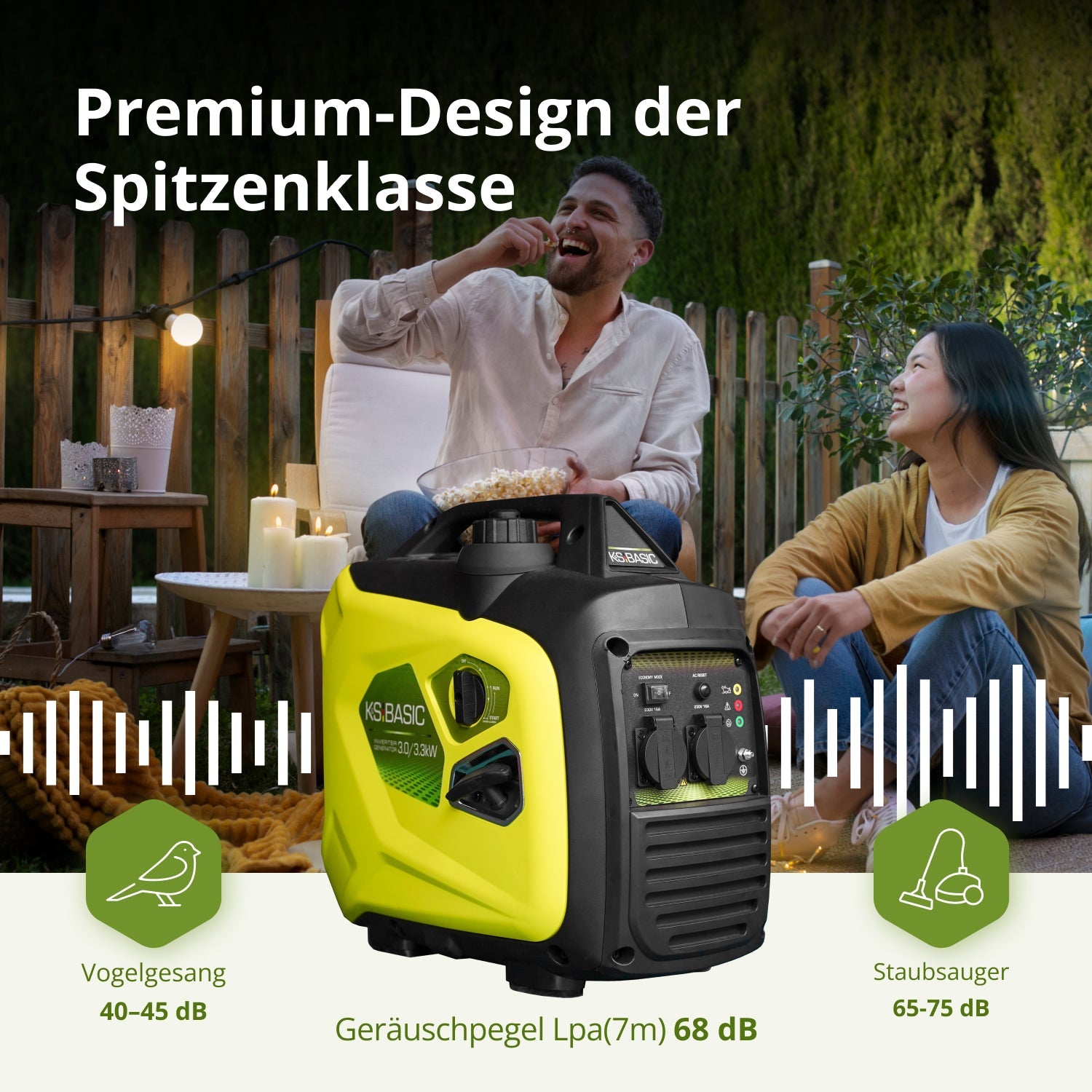 Inverter-Benzingenerator KSB 33i S – Inverter-Generatoren