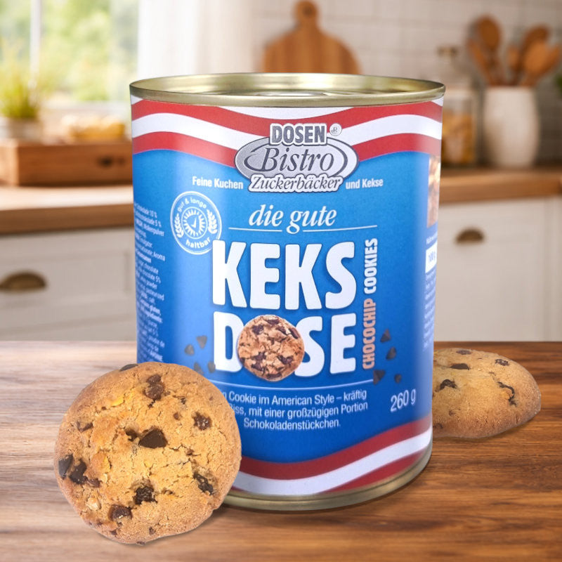 DosenBistro™ American Style Cookies mit Choco-Chips (260g) 12x