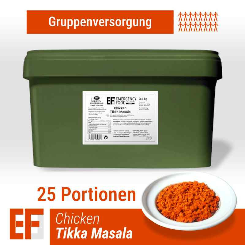 EF MEALS Chicken Tikka Masala (3,5kg) (ESL) 25 Portionen