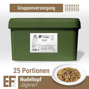 EF MEALS Nudeltopf Jägerart mit Rindfleisch und Pilzen (3,75kg) (ESL) 25 Porti