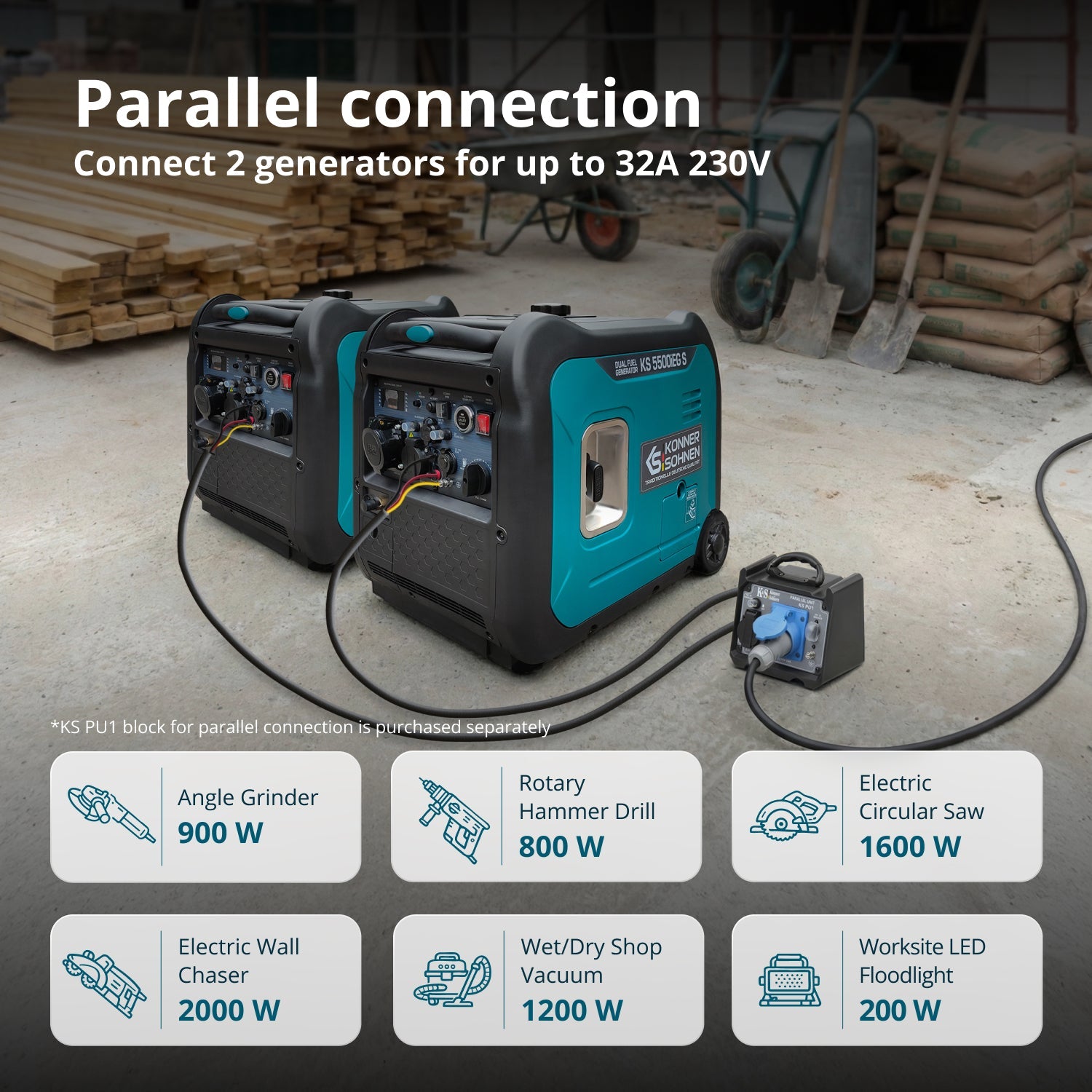 LPG/Benzin-Inverter-Generator KS 5500iEG S – Inverter-Generatoren