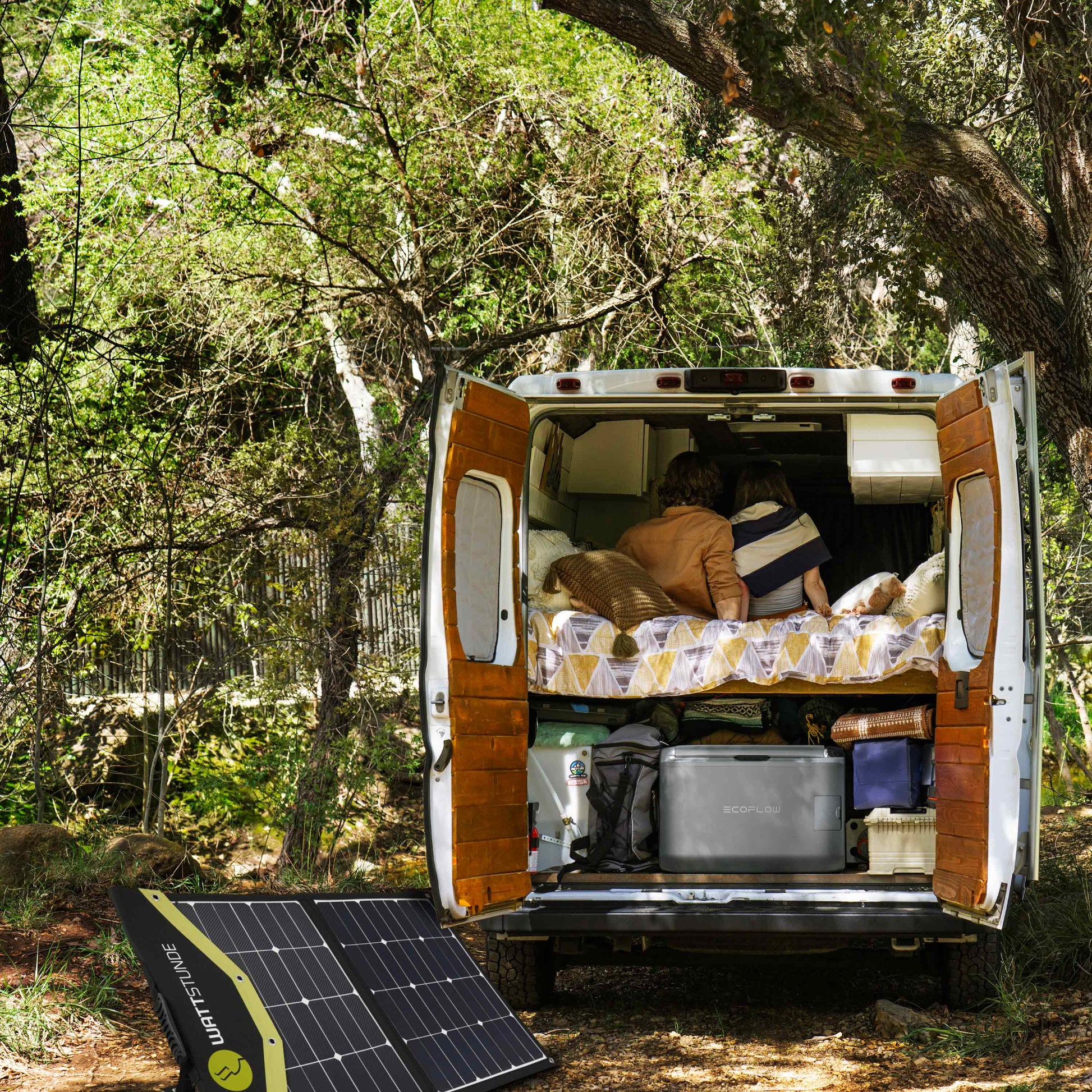 EcoFlow GLACIER Classic 45L SunFolder-Set - mit 90 Wp Solartasche und 298 Wh Plug-In Batterie