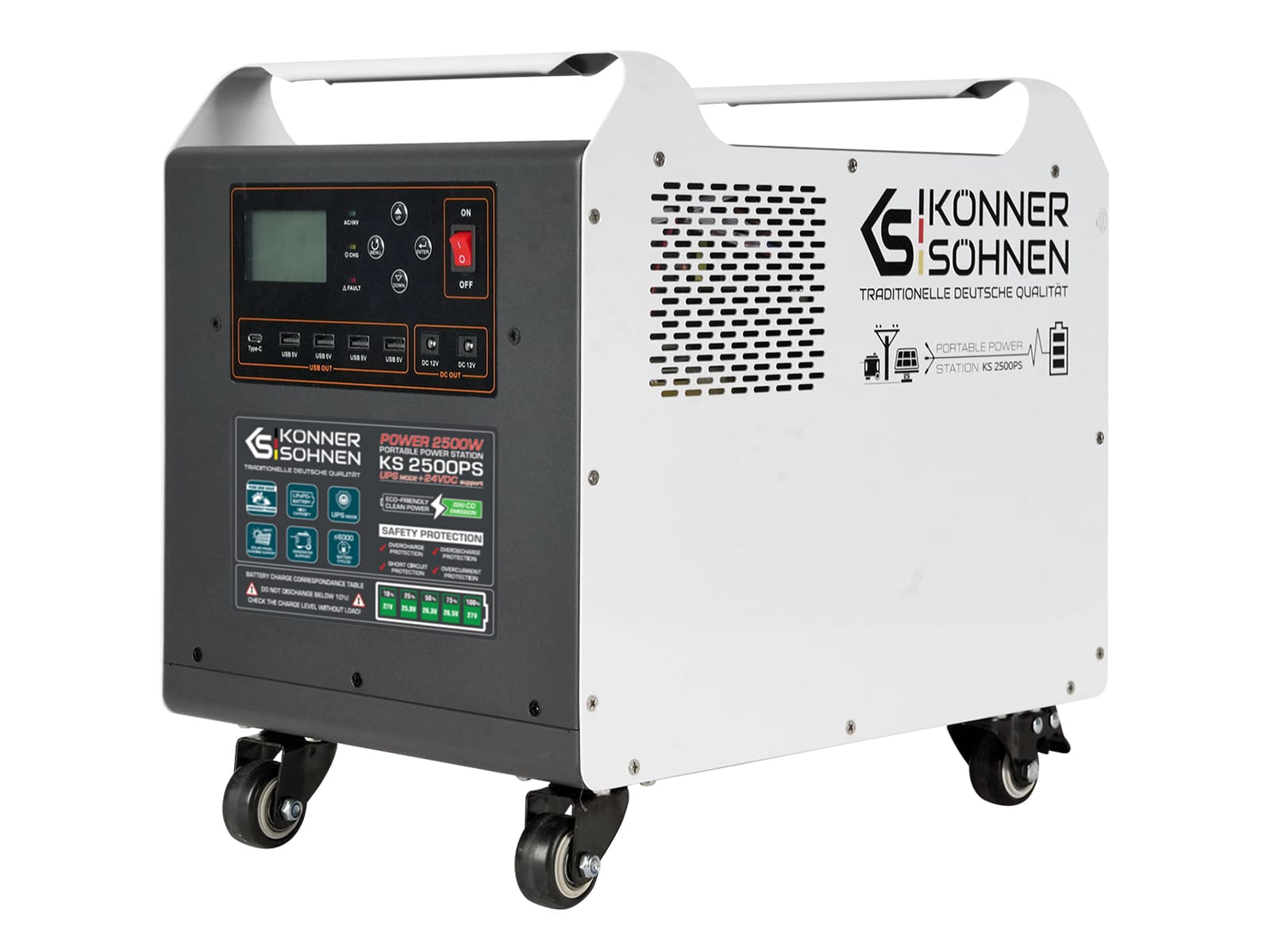 Tragbare Powerstation KS 2500PS – Powerstation