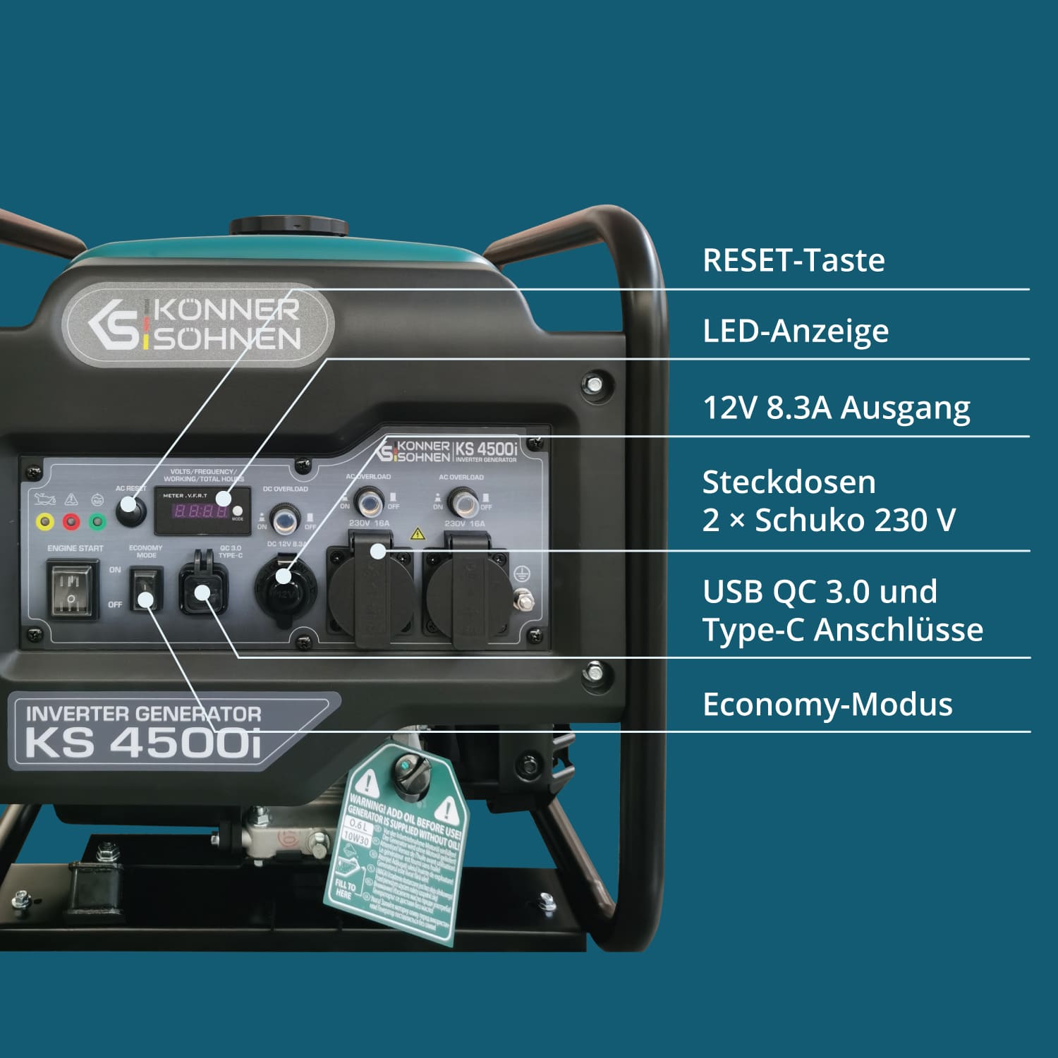 Inverter-Generator KS 4500i – Inverter-Generatoren