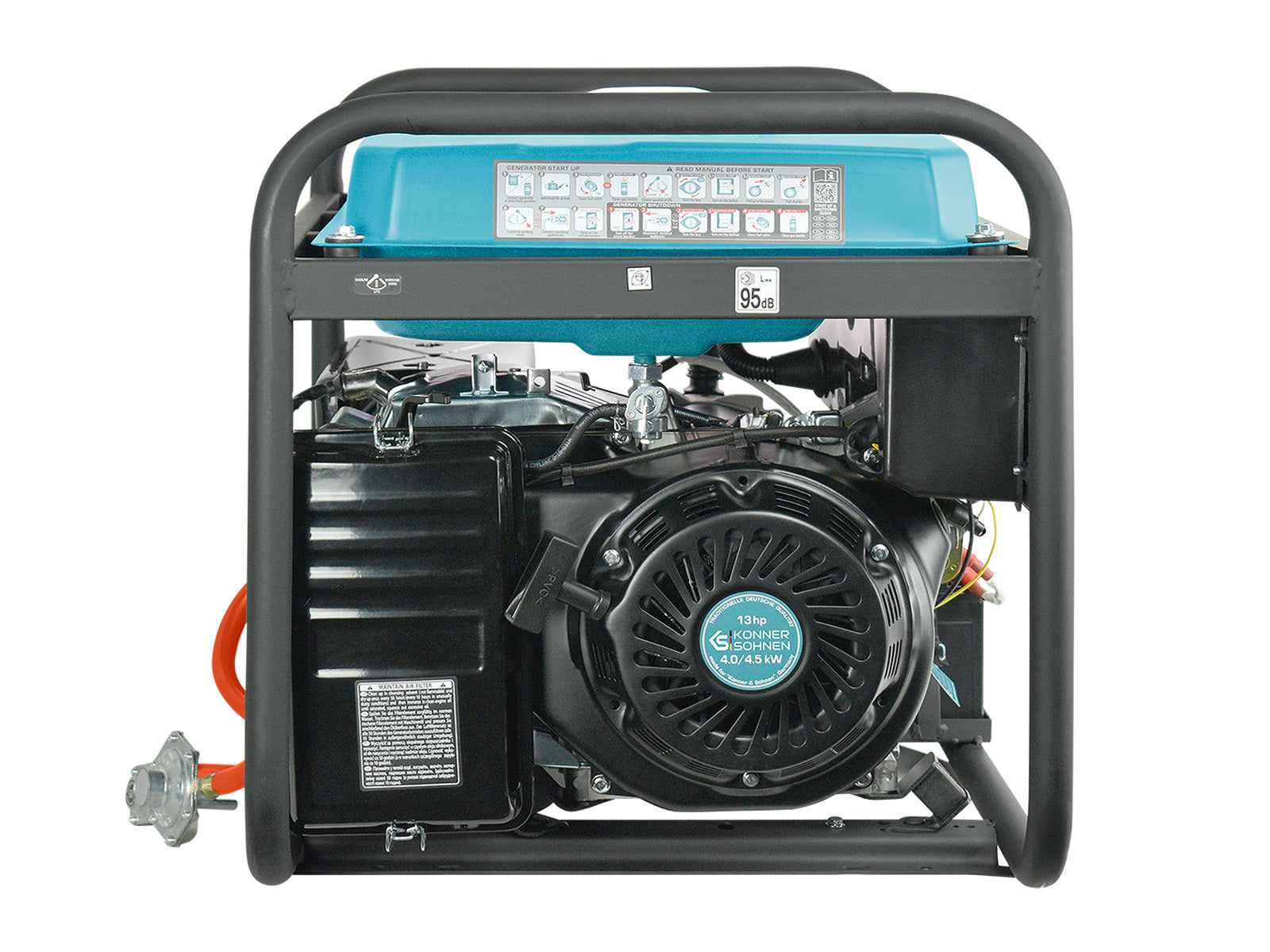 LPG/Benzin-Generator KS 5000E G – Gas- & Hybrid-Stromerzeuger