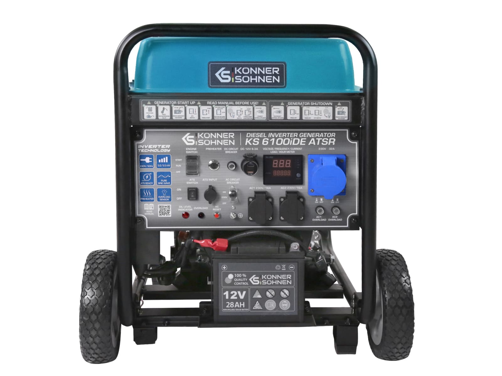 Diesel-Inverter-Generator KS 6100iDE ATSR – Diesel-Stromerzeuger