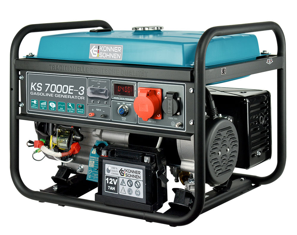 Benzin-Generator KS 7000E-3 – Benzin-Stromerzeuger