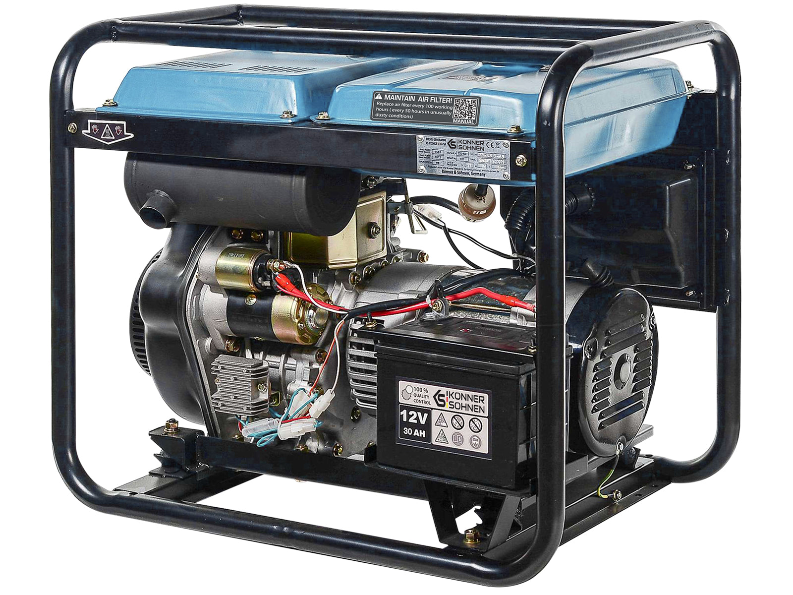 Diesel-Generator KS 8100HDE-1/3 ATSR (EURO V) – Diesel-Stromerzeuger