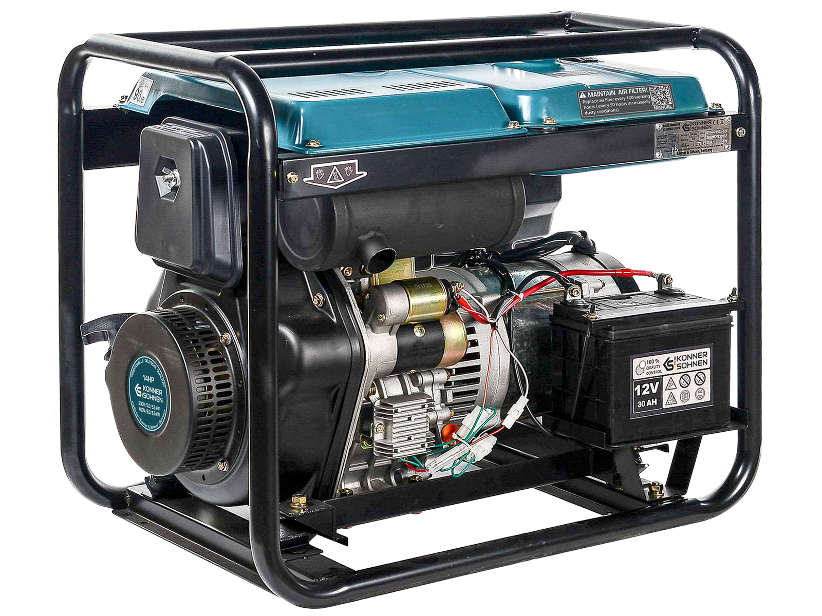 Diesel-Generator KS 8100HDE-1/3 ATSR (EURO V) – Diesel-Stromerzeuger