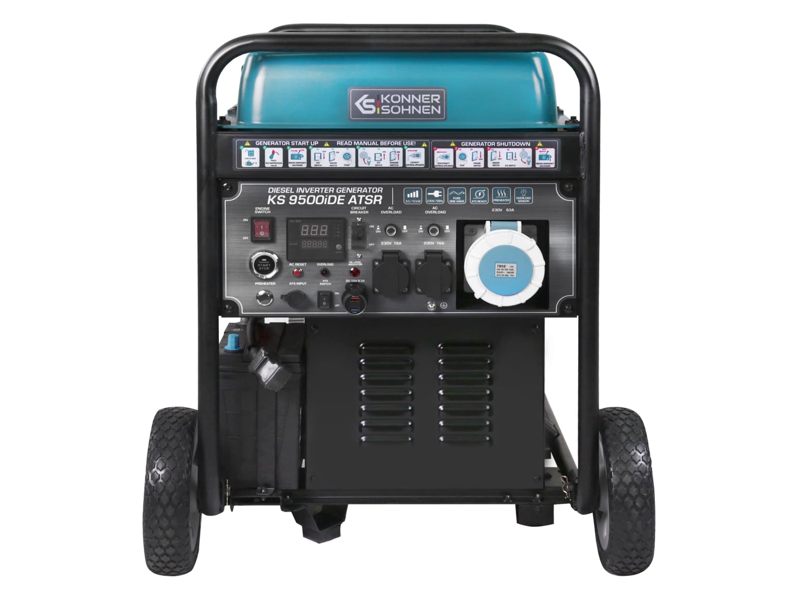Diesel-Inverter-Generator KS 9500iDE ATSR – Diesel-Stromerzeuger