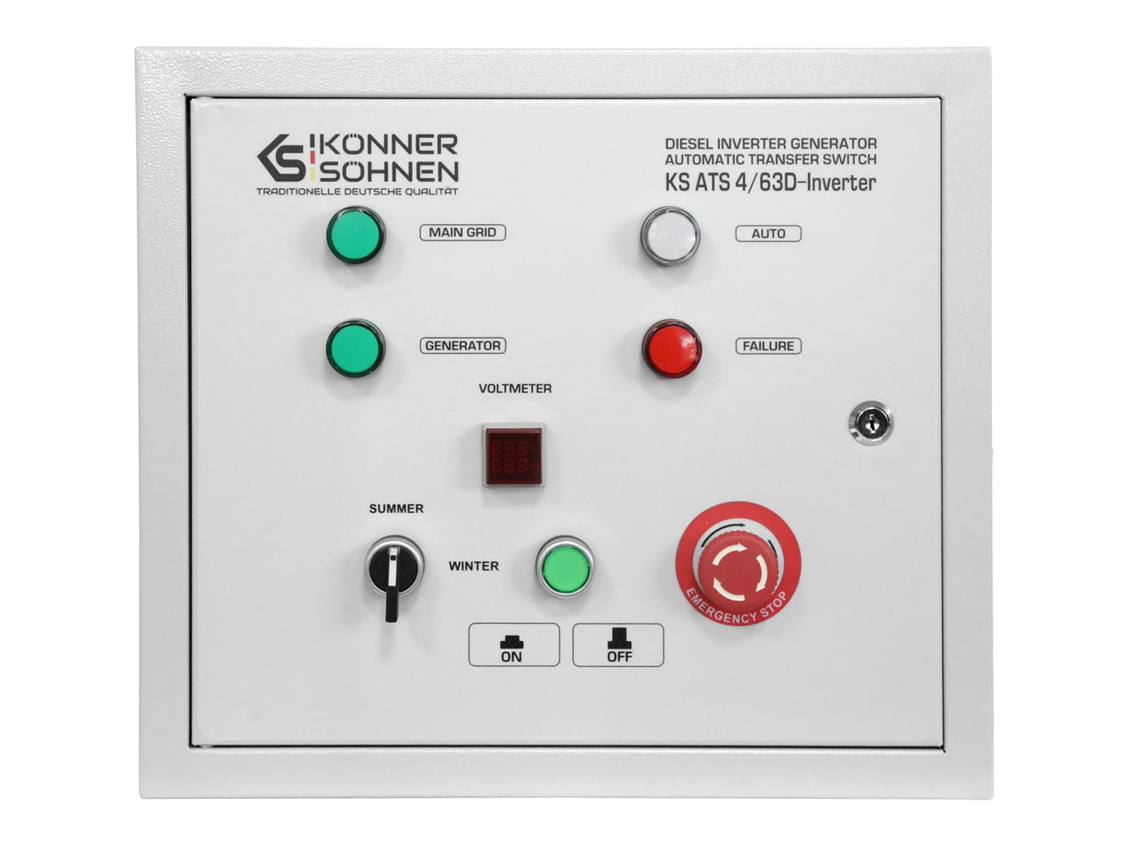 ATS-Einheit KS ATS 4/63D-Inverter – Notstrom-Umschaltung (ATS)