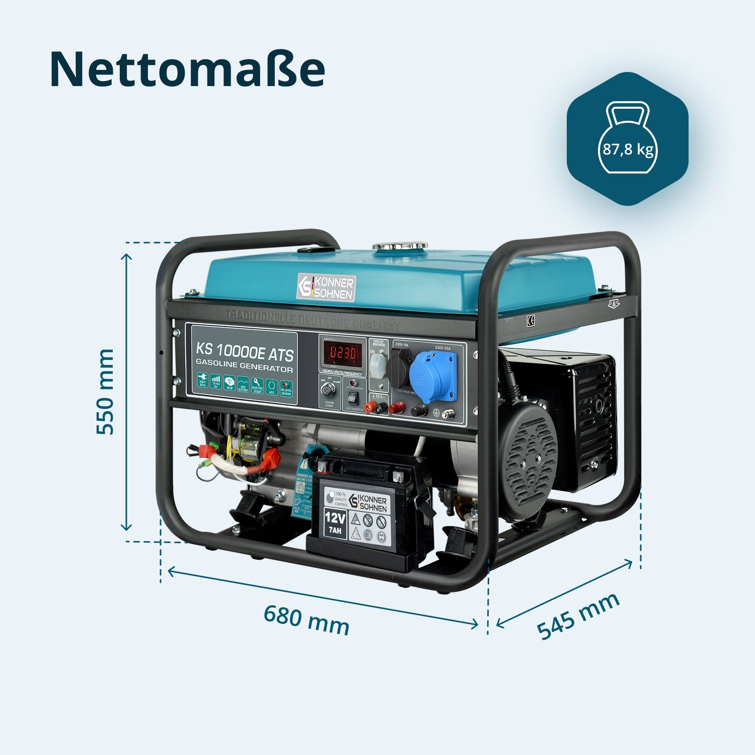 Benzin-Generator KS 10000E ATS – Benzin-Stromerzeuger