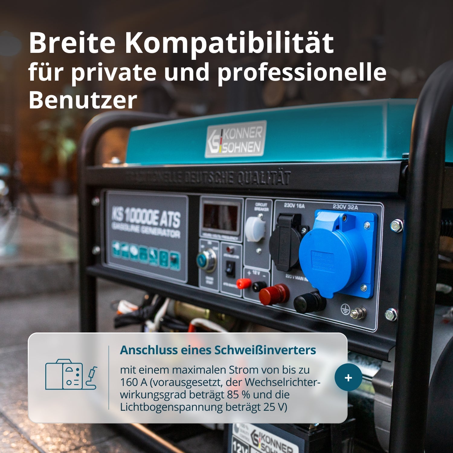 Benzin-Generator KS 10000E ATS – Benzin-Stromerzeuger