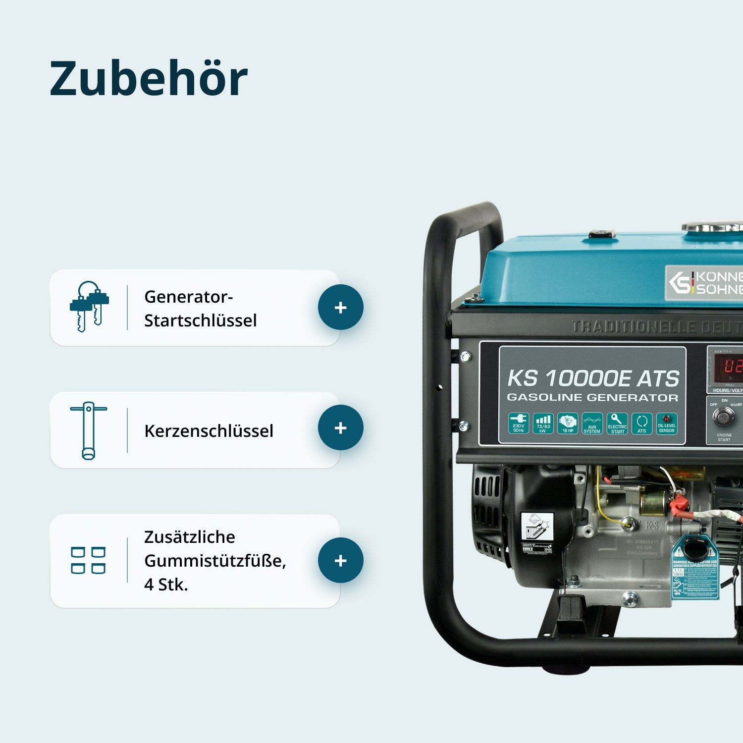 Benzin-Generator KS 10000E ATS – Benzin-Stromerzeuger