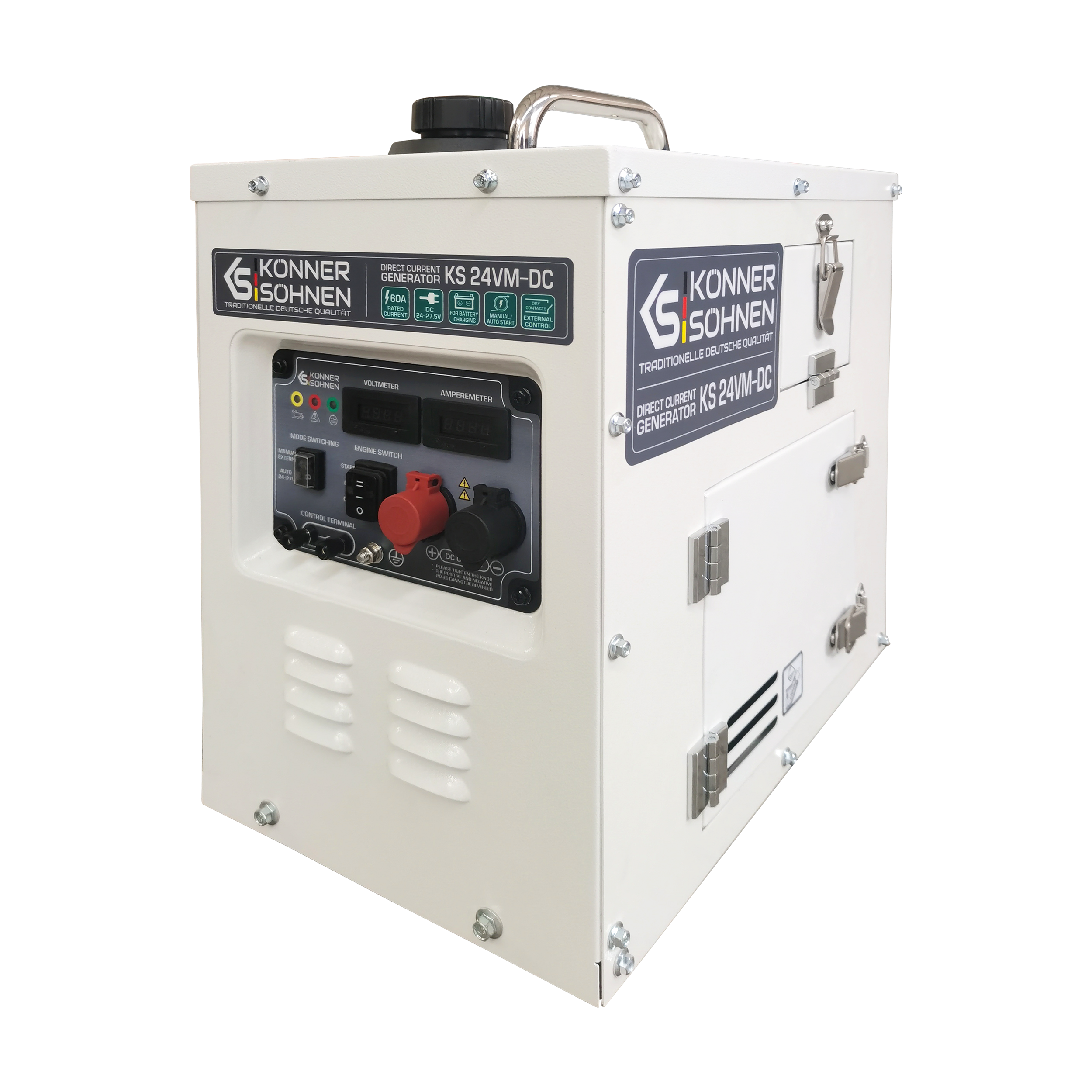 Gleichstromgenerator KS 24VM-DC – Benzin-Stromerzeuger