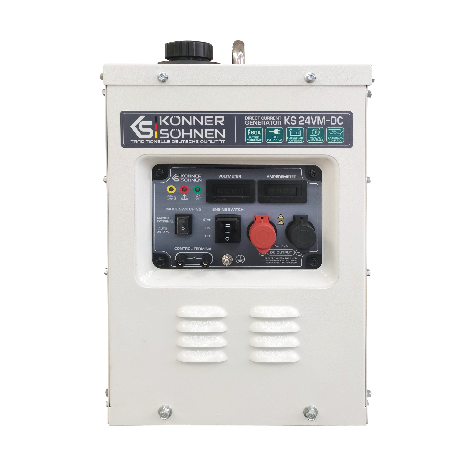 Gleichstromgenerator KS 24VM-DC – Benzin-Stromerzeuger