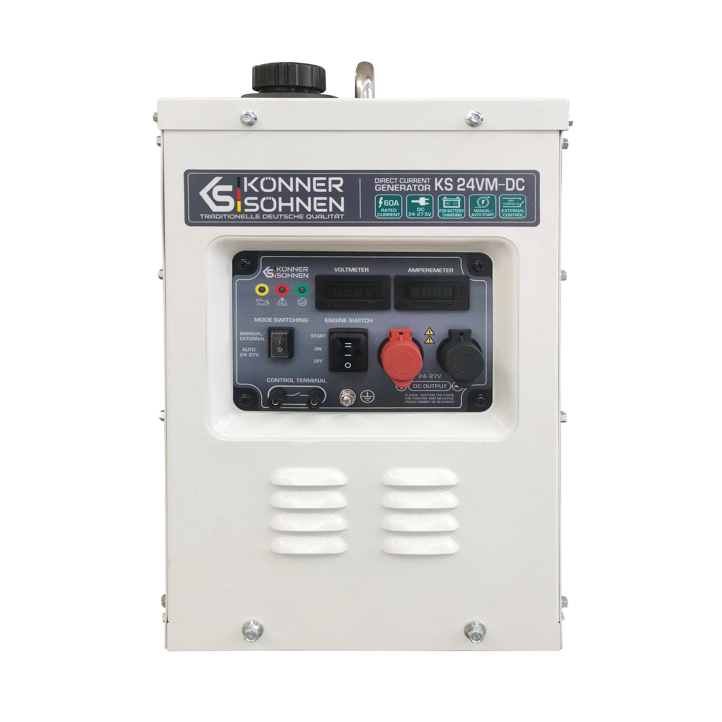 Gleichstromgenerator KS 24VM-DC – Benzin-Stromerzeuger