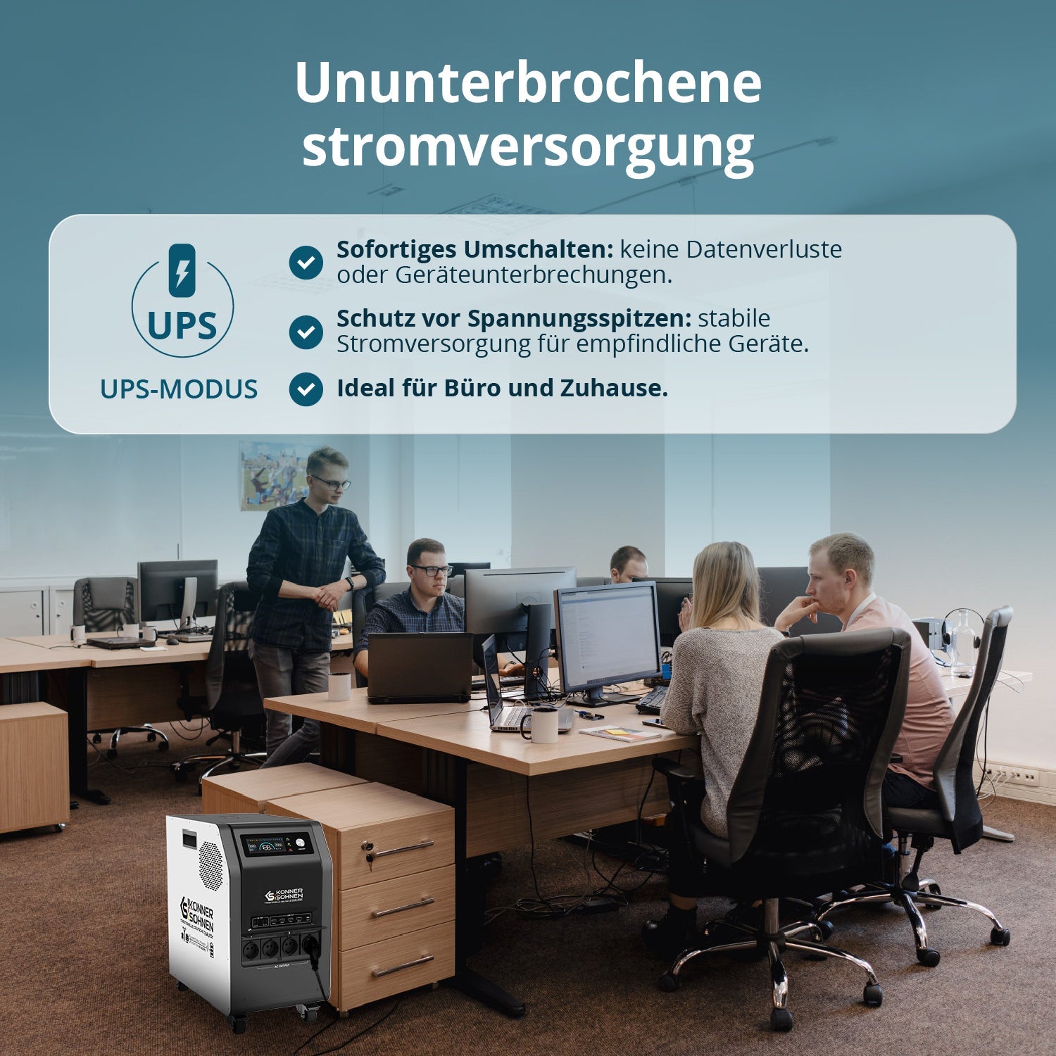 Tragbare 3-in-1-Stromstation KS 3000PS – Powerstation