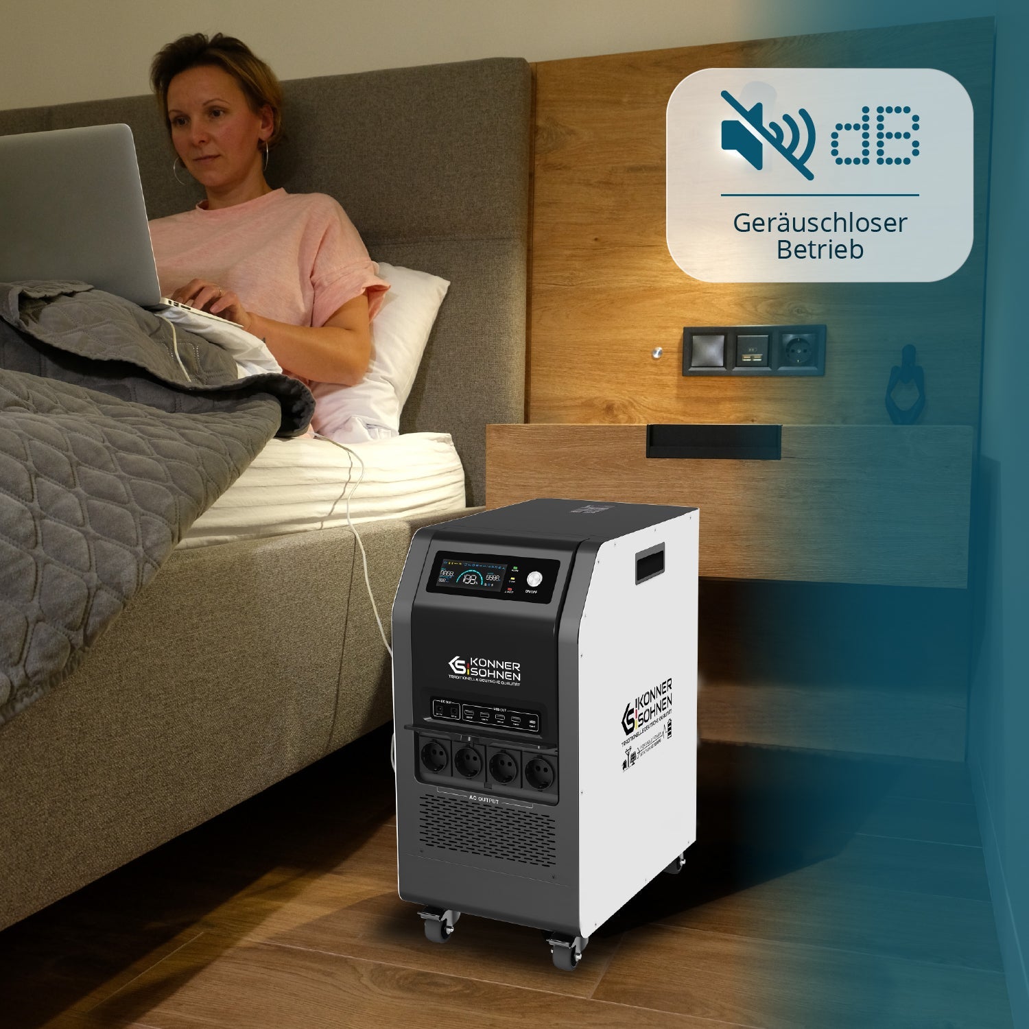 Tragbare 3-in-1-Stromstation KS 5200PS – Powerstation