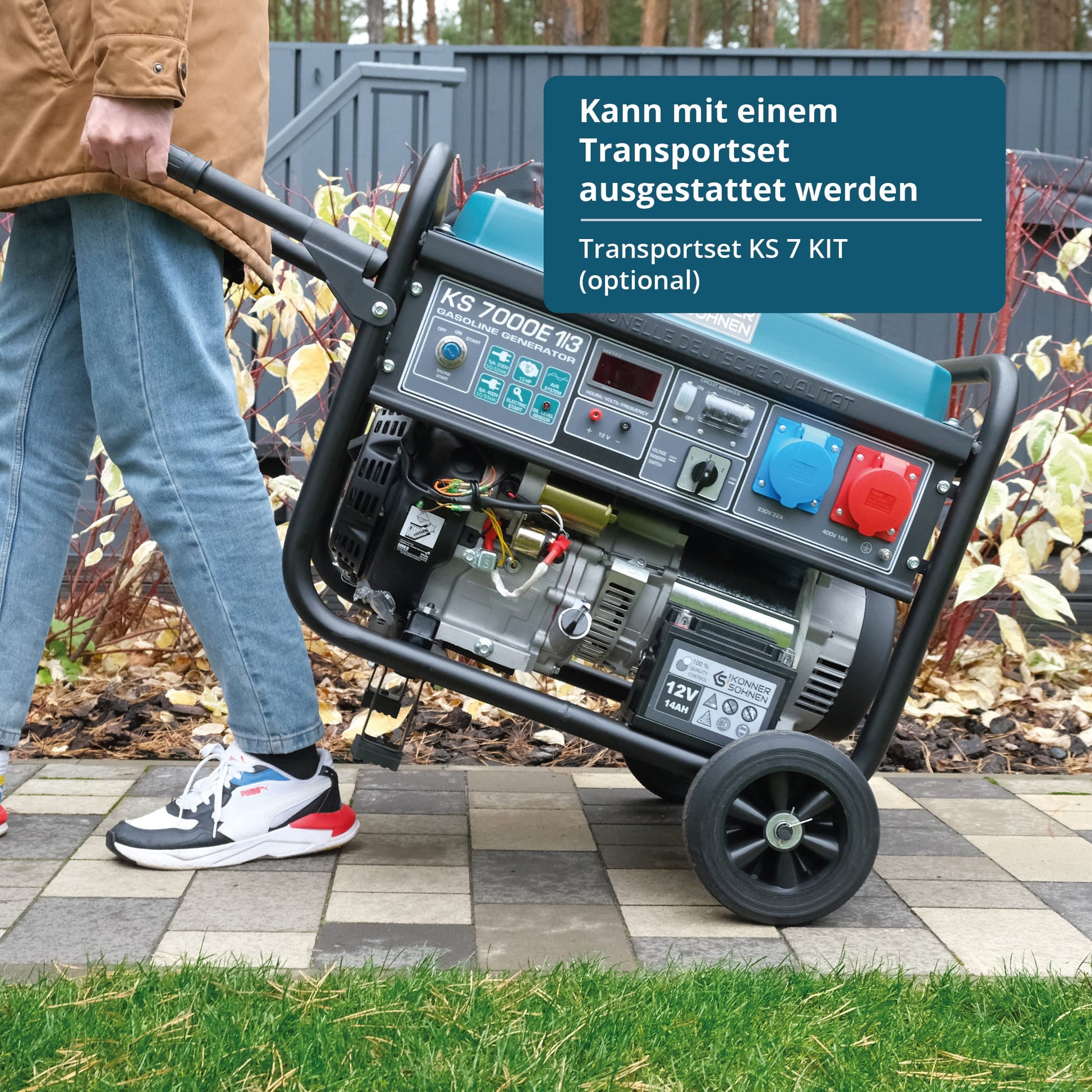Benzin-Generator KS 7000E 1/3 – Benzin-Stromerzeuger