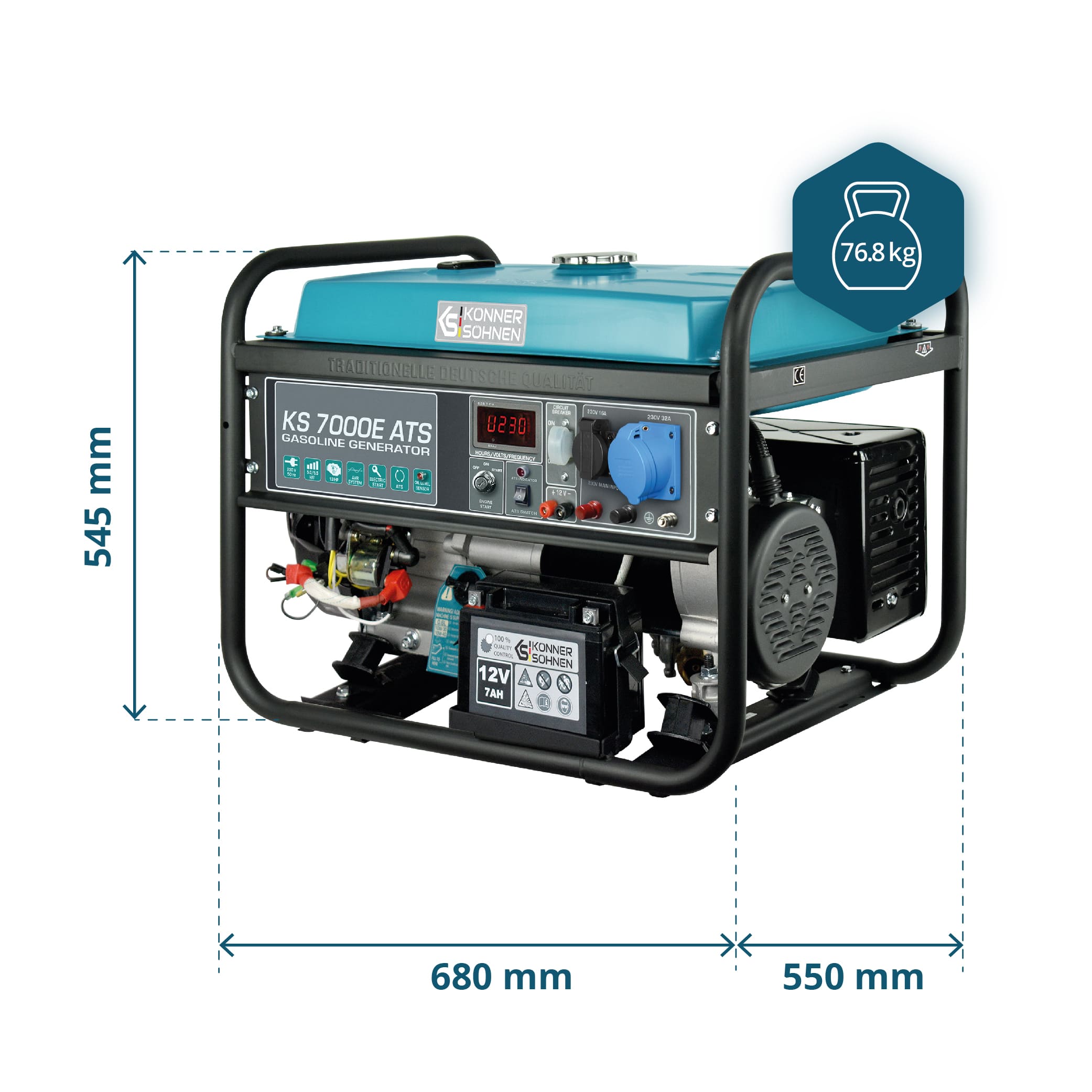 Benzin-Generator KS 7000E ATS – Benzin-Stromerzeuger