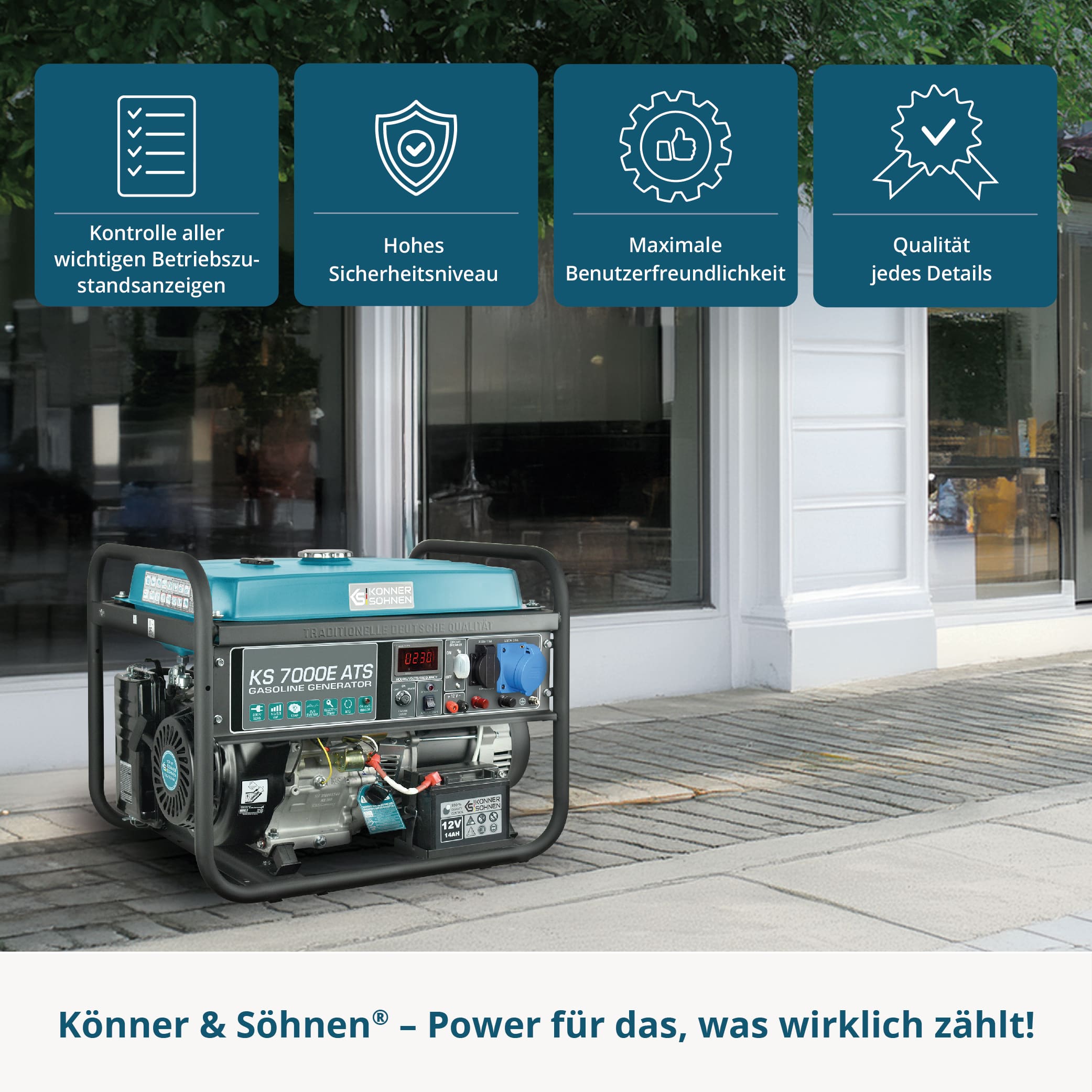 Benzin-Generator KS 7000E ATS – Benzin-Stromerzeuger