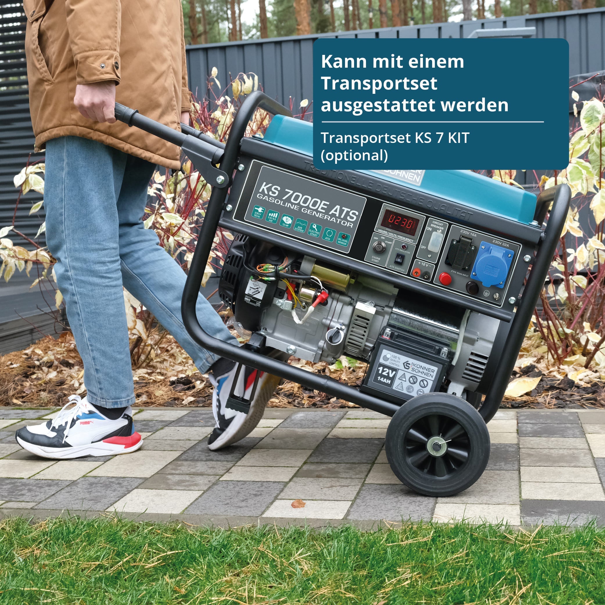 Benzin-Generator KS 7000E ATS – Benzin-Stromerzeuger