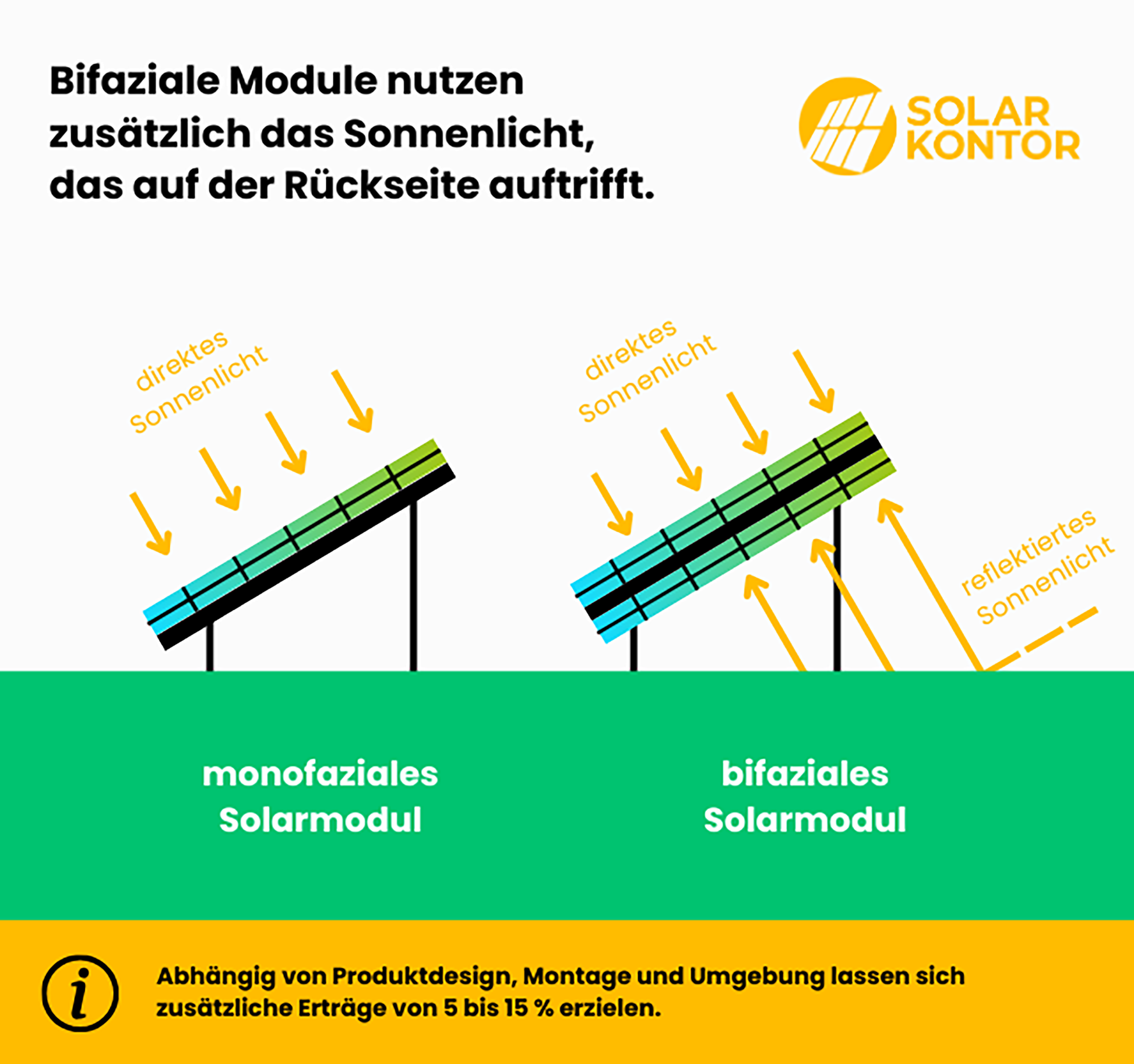 DAH Solar Frame Black und bifacial 500W
