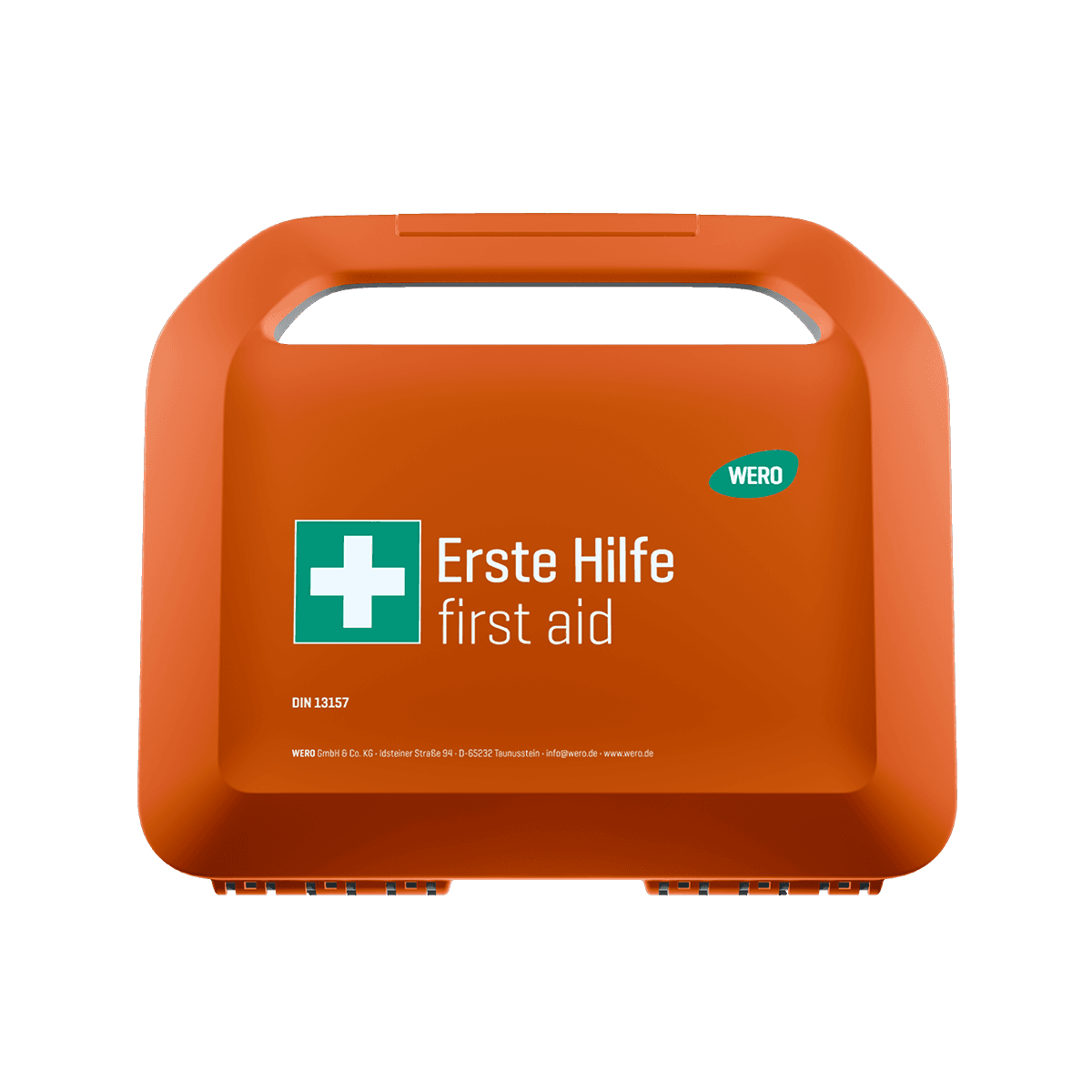 WERO Smart Case® klein - Erste-Hilfe-Koffer DIN 13157 - mit Weroplast® MasterTex Pflastern